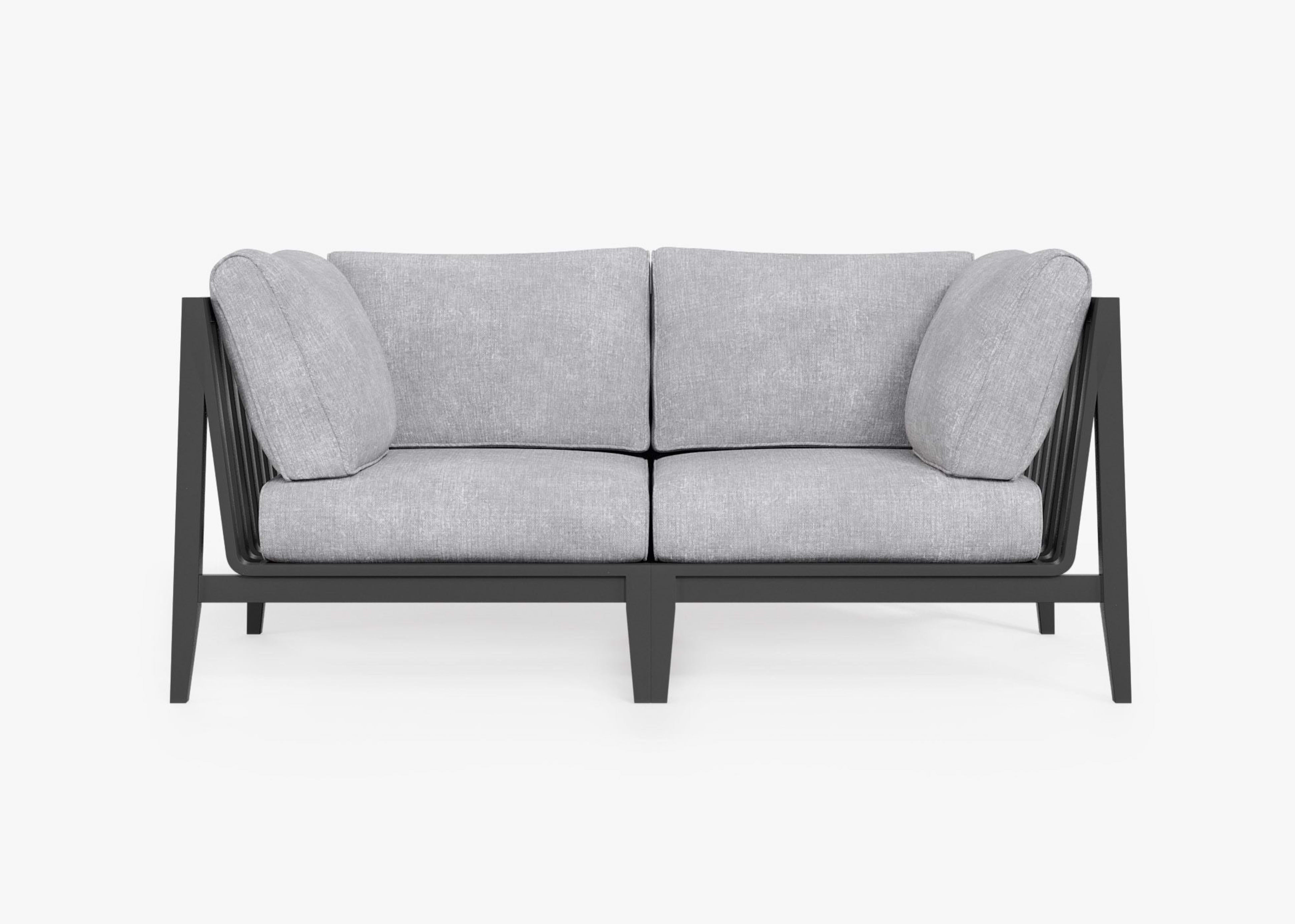 Aluminum Outdoor Loveseat By Outer