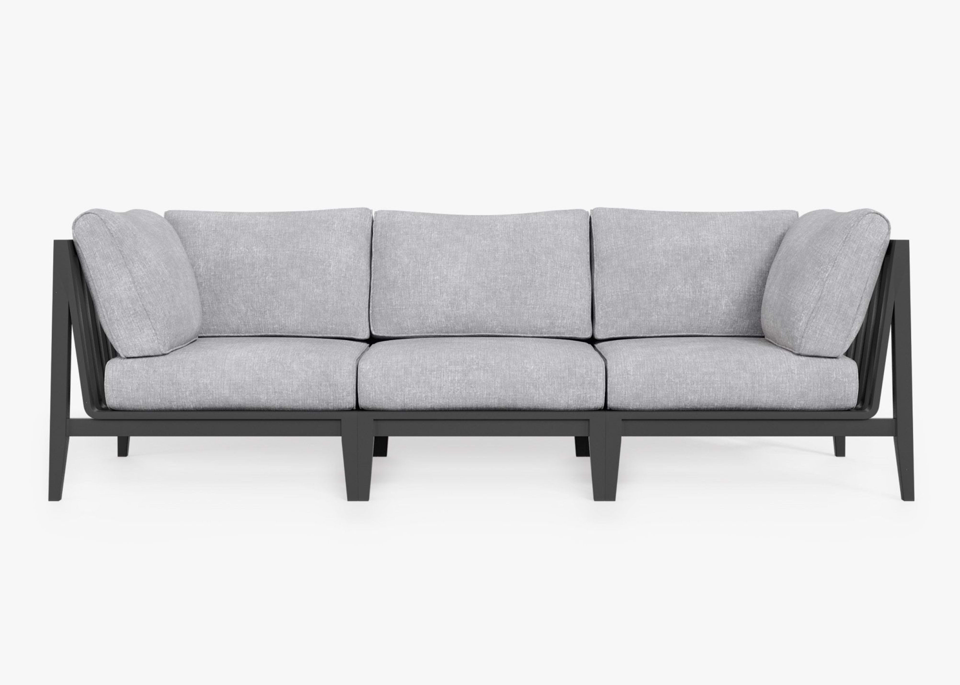 Aluminum Outdoor Sofa - 3 Seat By Outer