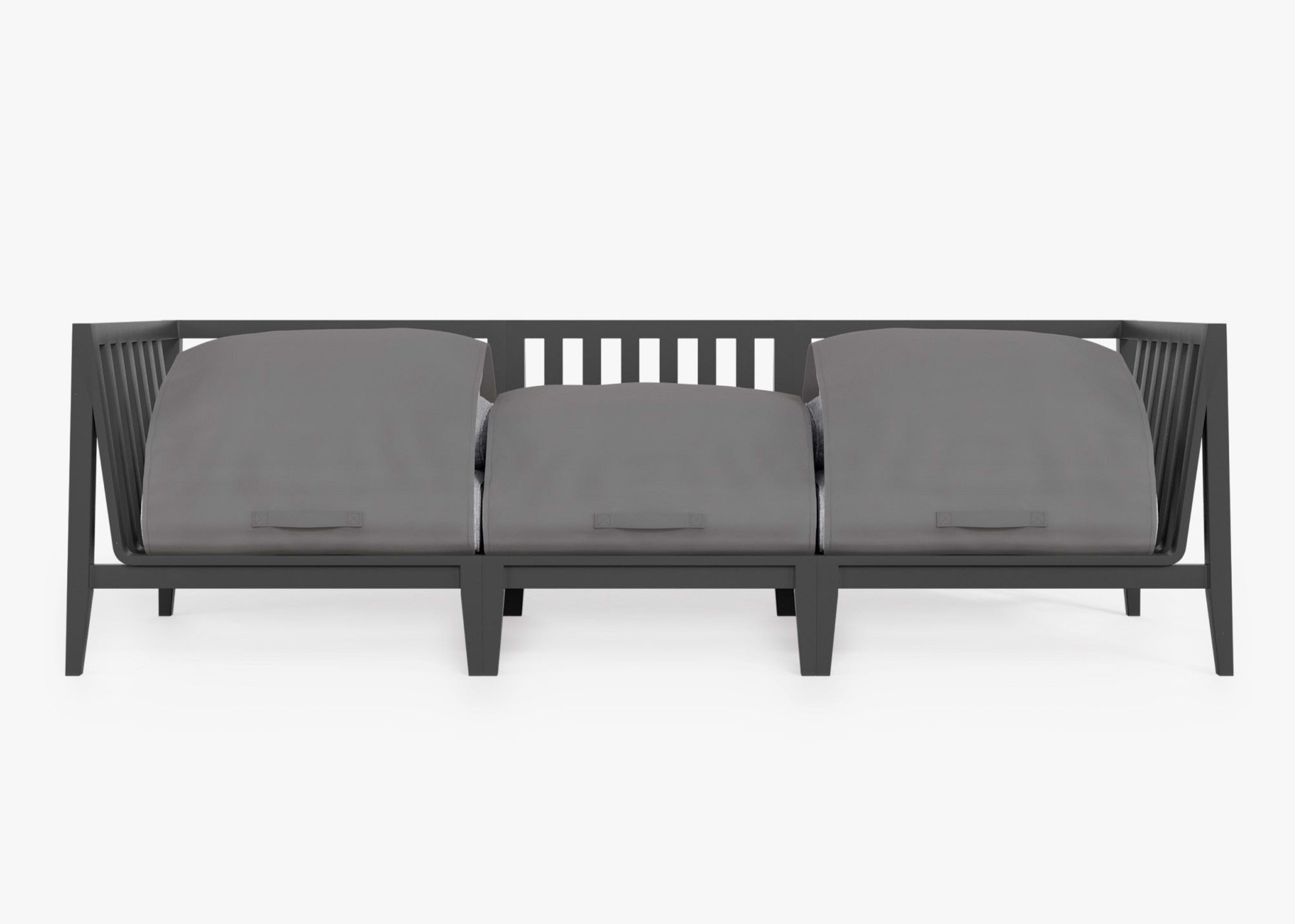 Aluminum Outdoor Sofa - 3 Seat By Outer
