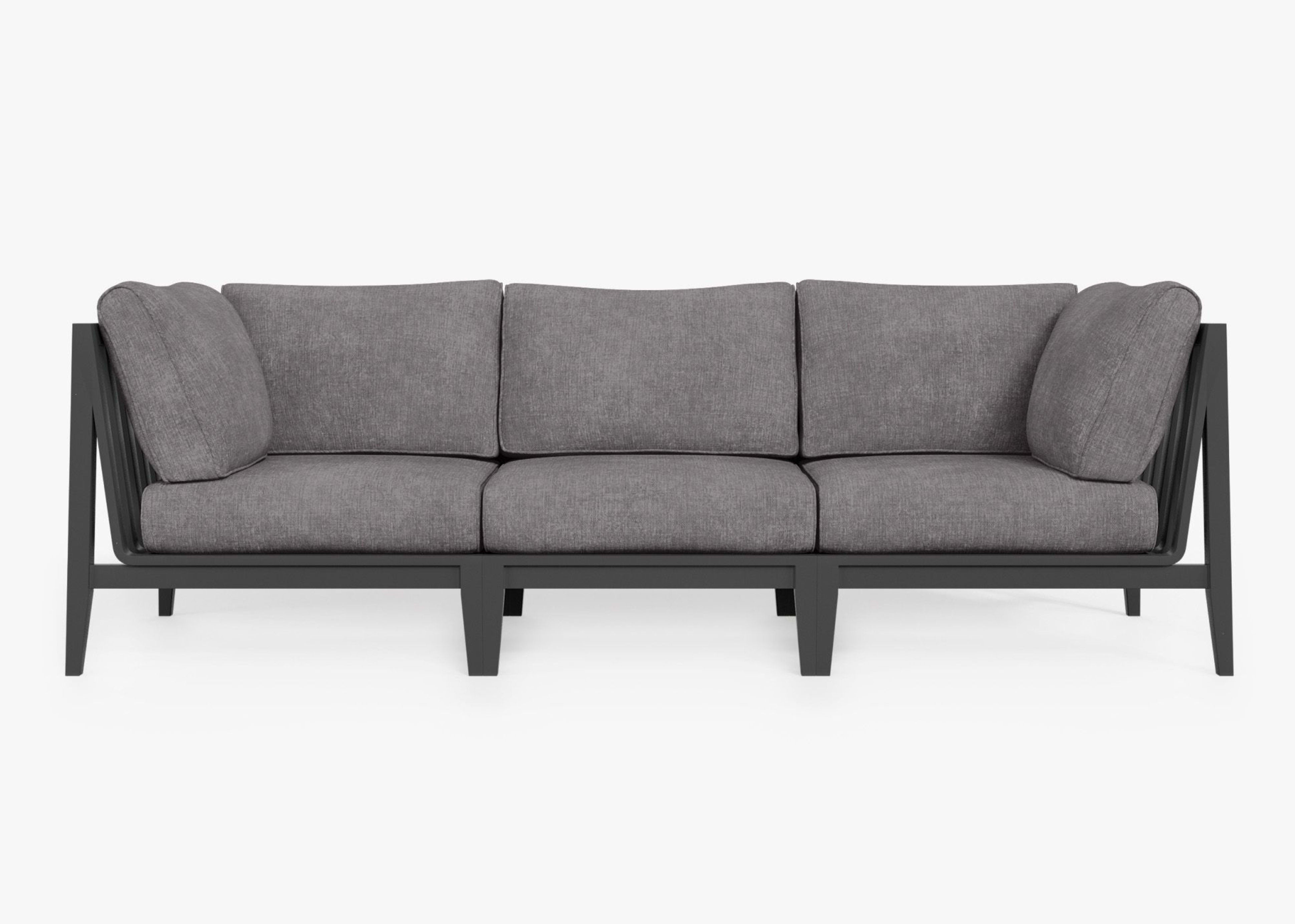 Aluminum Outdoor Sofa - 3 Seat By Outer