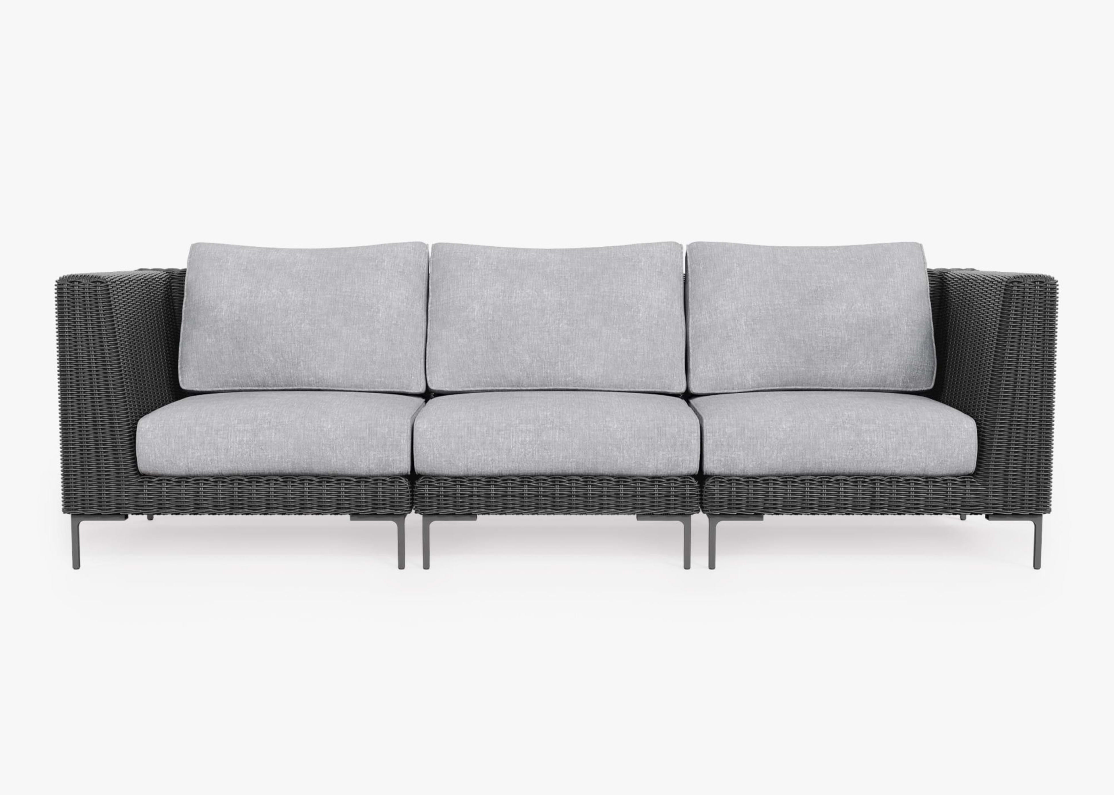 Wicker Outdoor Sofa - 3 Seat By Outer