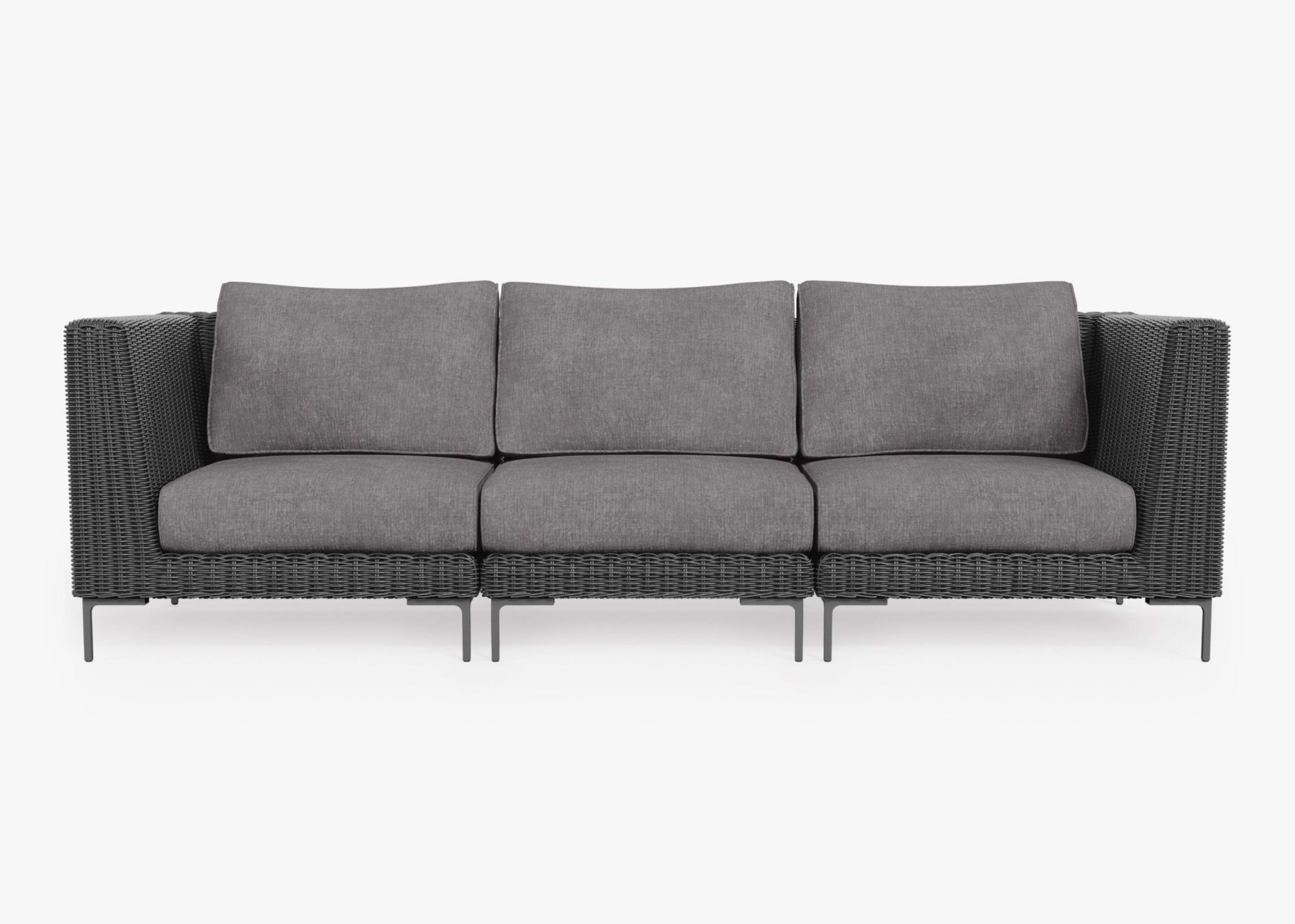 Wicker Outdoor Sofa - 3 Seat By Outer