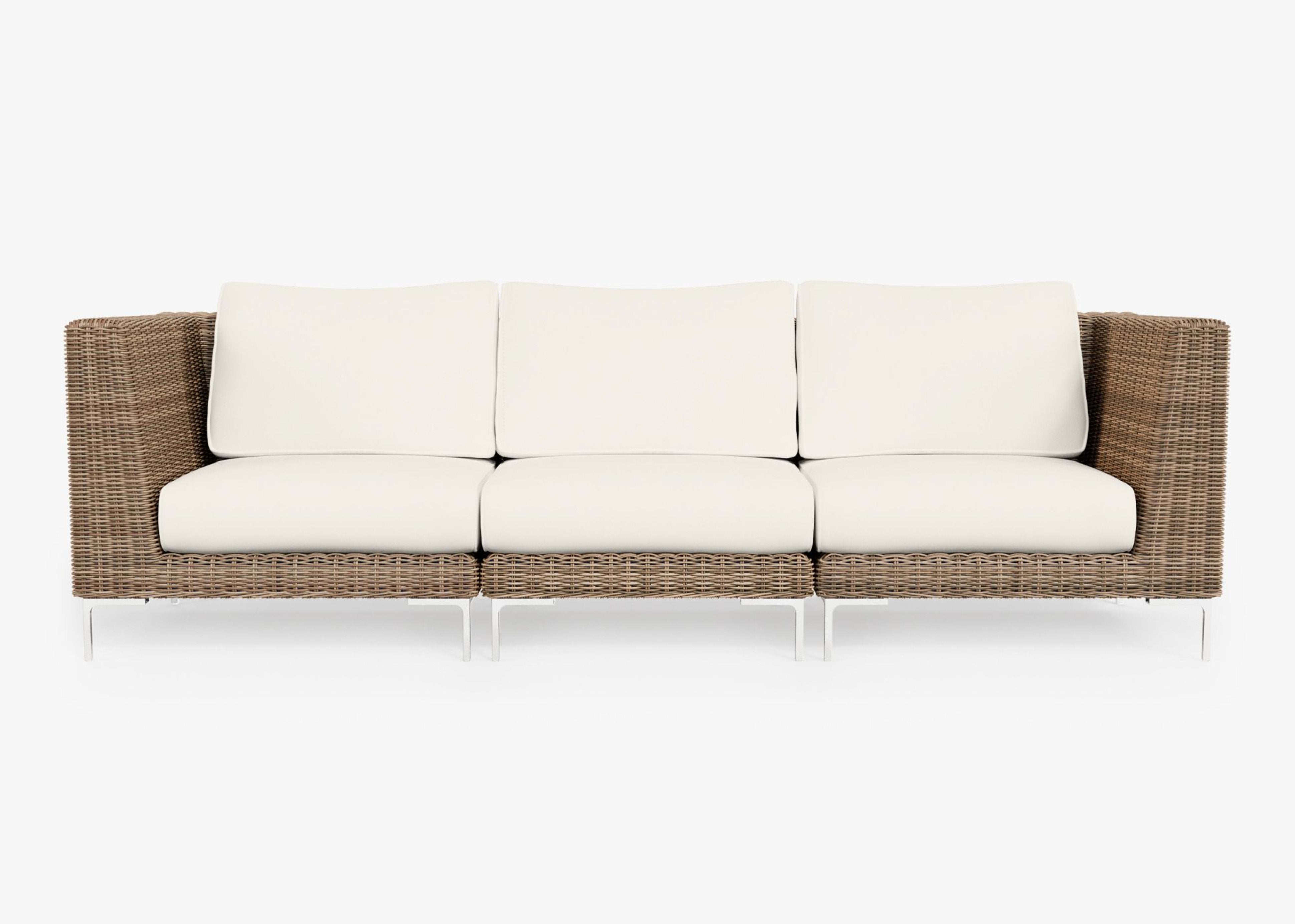 Wicker Outdoor Sofa - 3 Seat By Outer