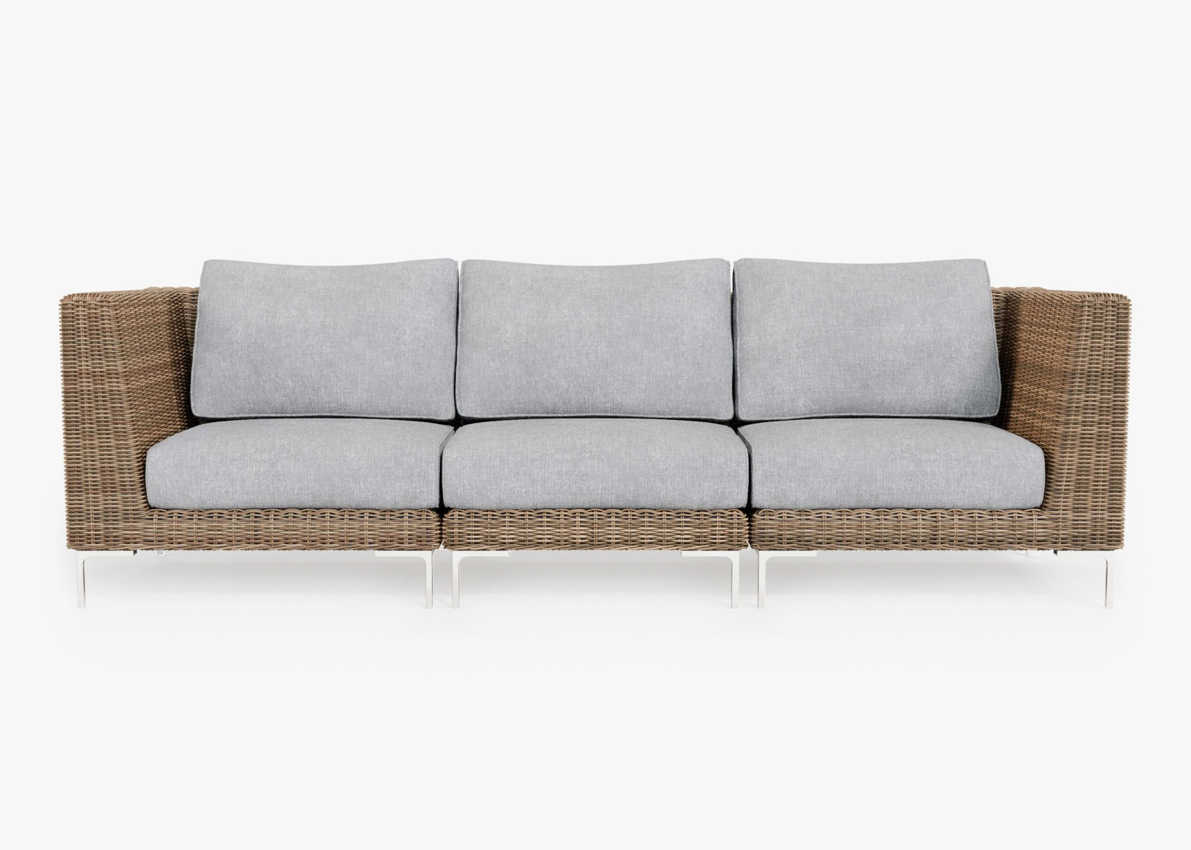 Wicker Outdoor Sofa - 3 Seat By Outer