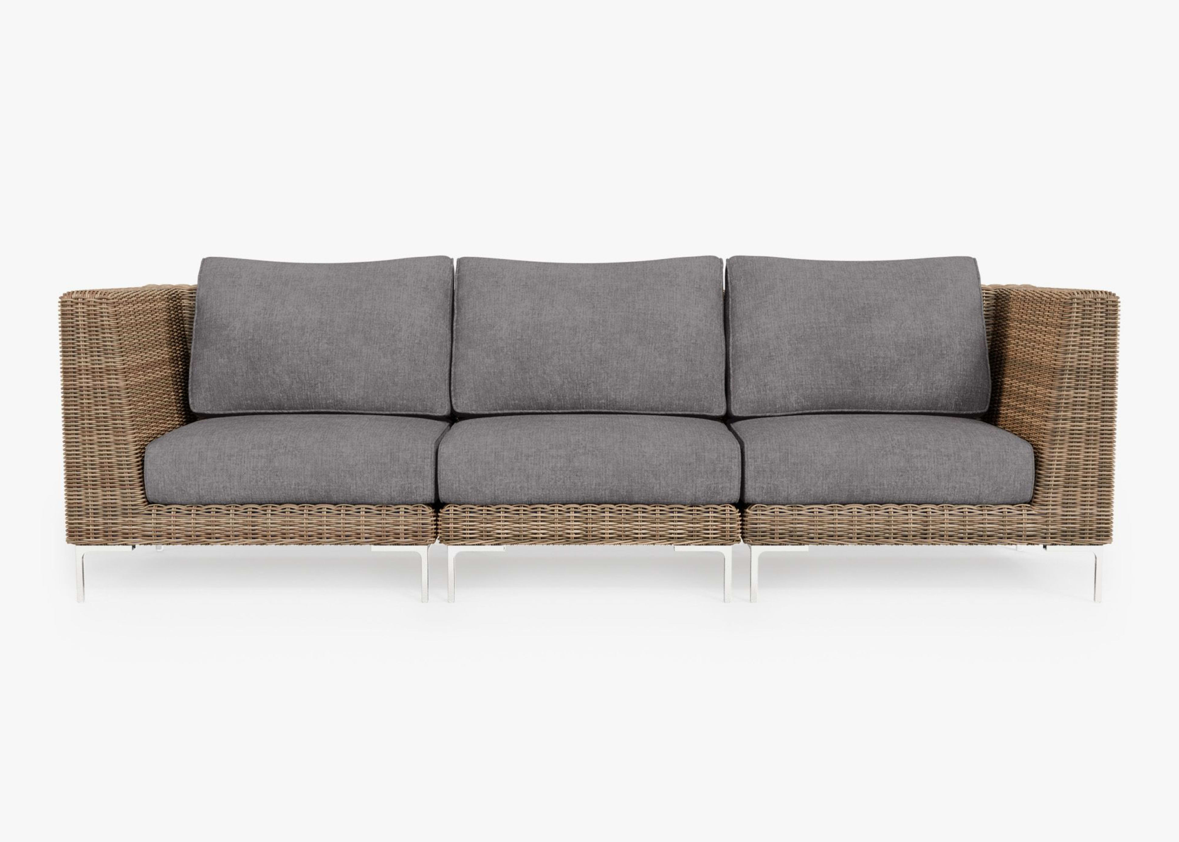 Wicker Outdoor Sofa - 3 Seat By Outer