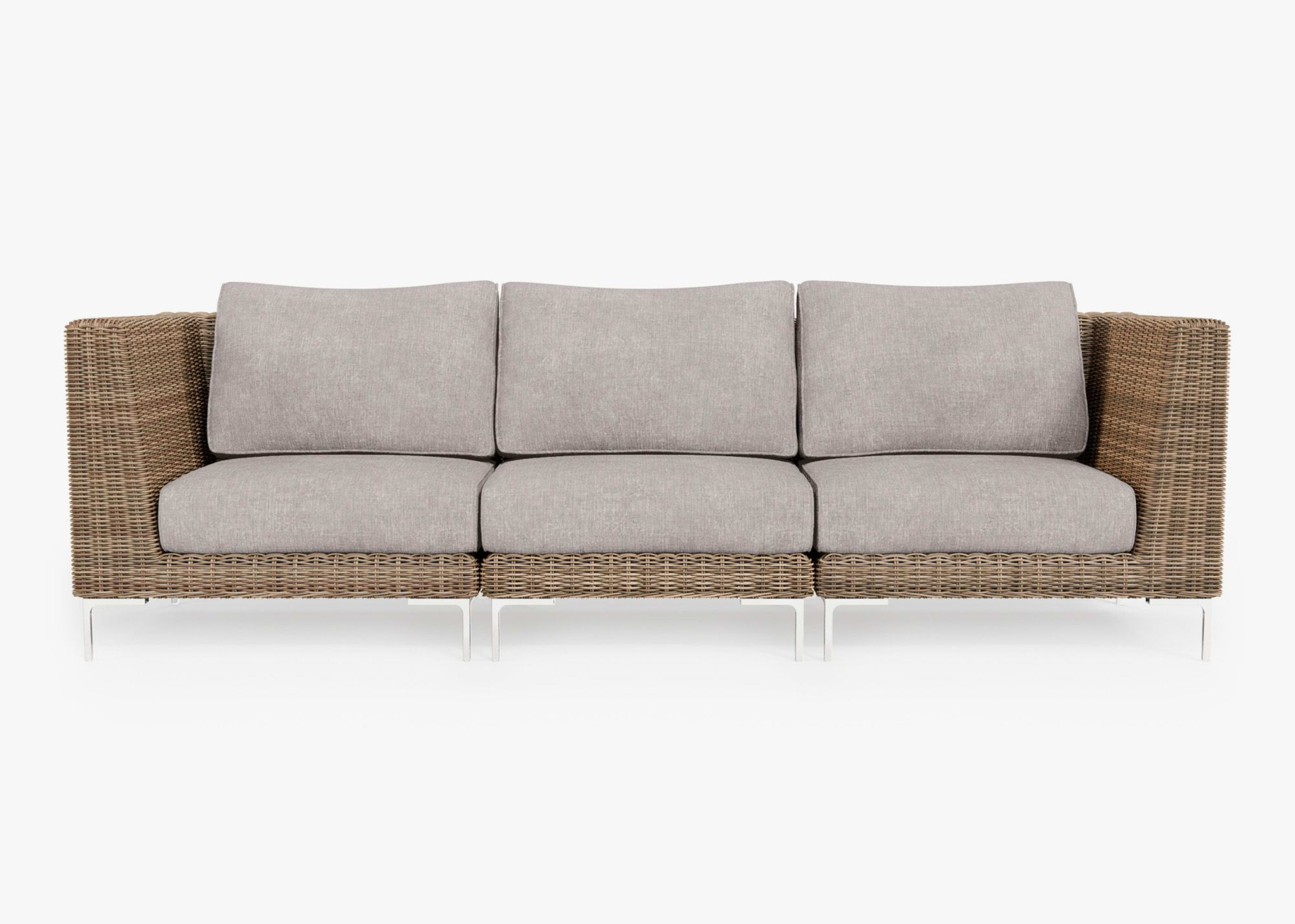Wicker Outdoor Sofa - 3 Seat By Outer