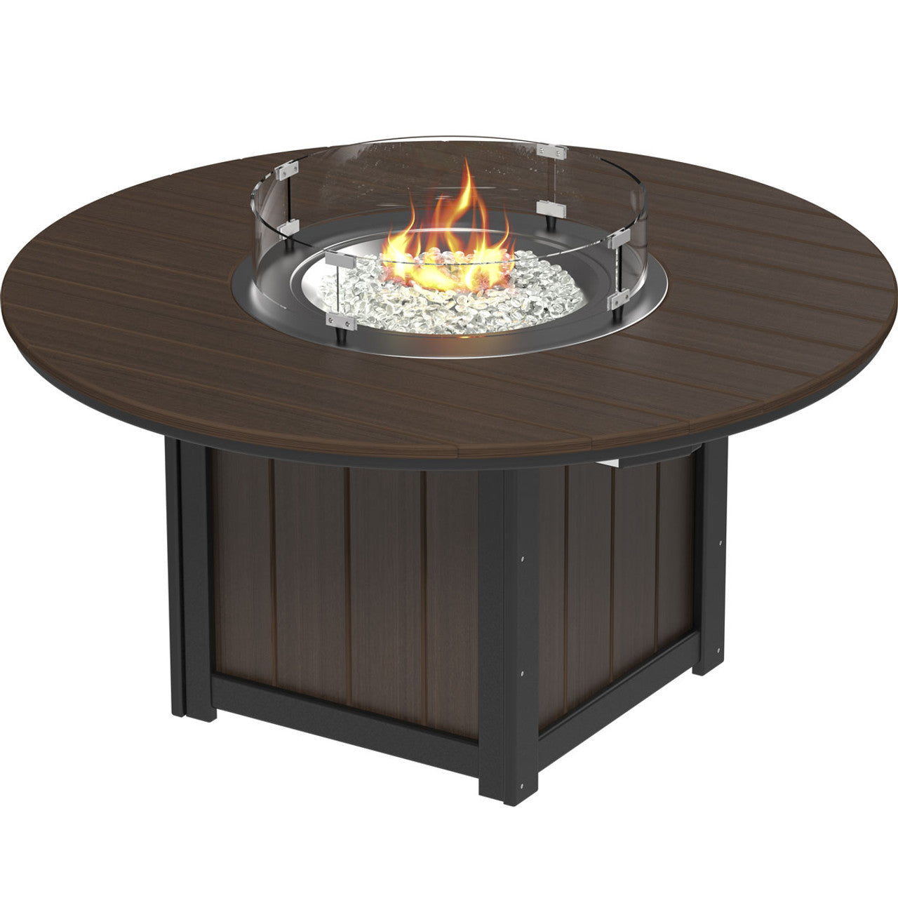LuxCraft Lumin Fire Table 60" Round Counter Height