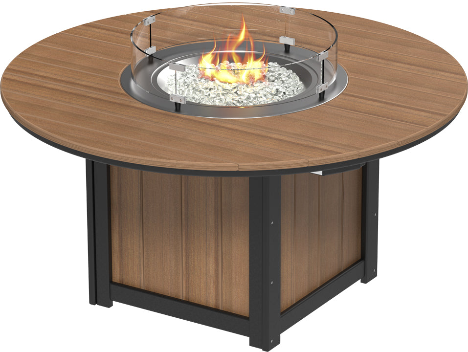 LuxCraft Lumin Fire Table 60" Round Counter Height