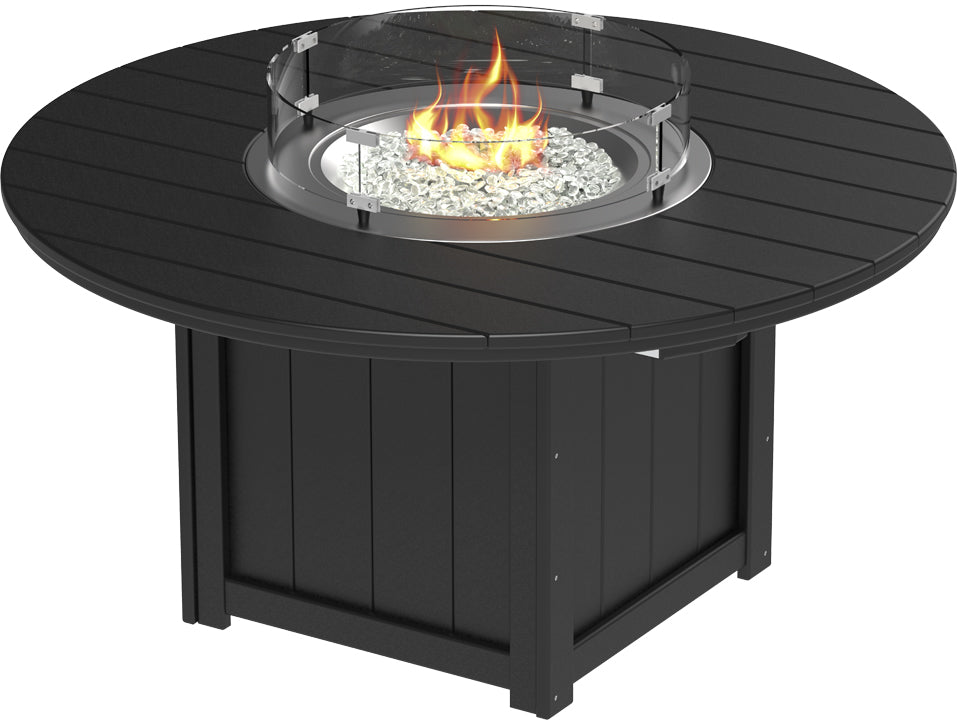 LuxCraft Lumin Fire Table 60" Round Counter Height