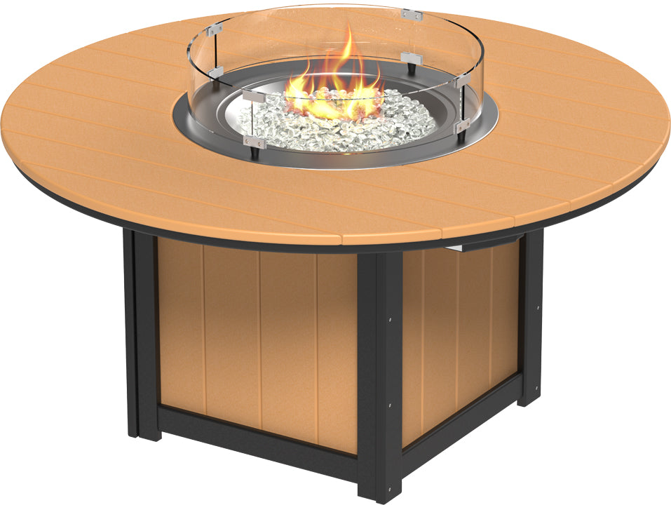 LuxCraft Lumin Fire Table 60" Round Counter Height