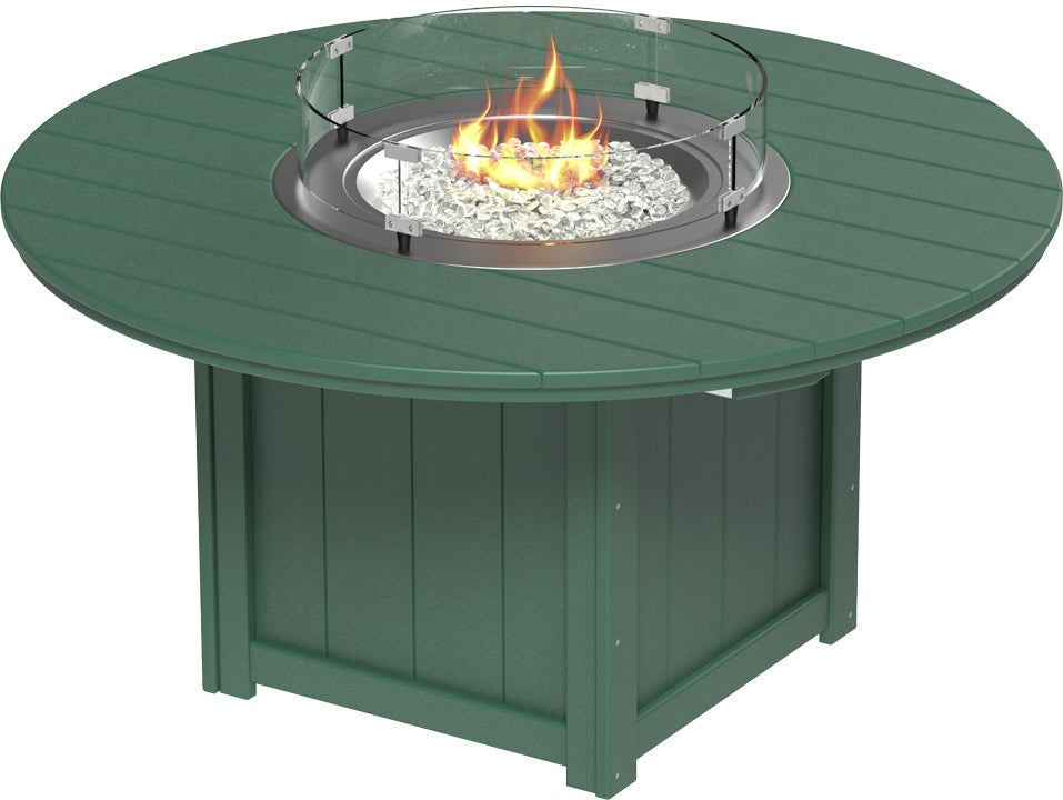 LuxCraft Lumin Fire Table 60" Round Counter Height