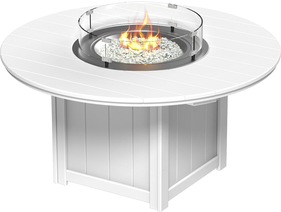 LuxCraft Lumin Fire Table 60" Round Counter Height