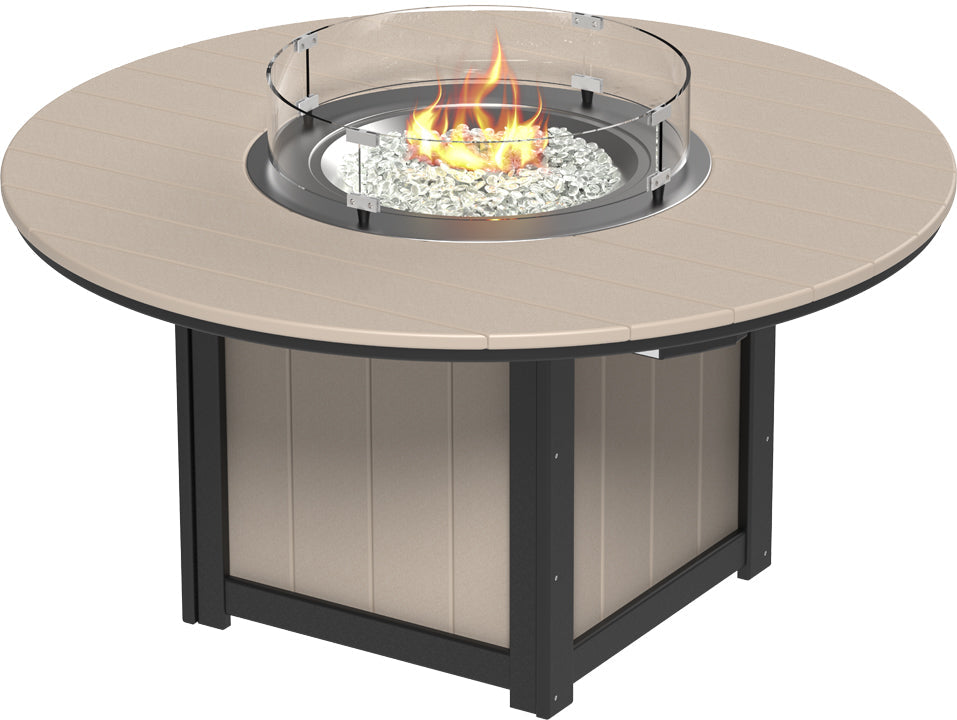 LuxCraft Lumin Fire Table 60" Round Counter Height