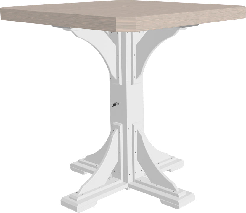 LuxCraft 41" Square Table - Bar Height