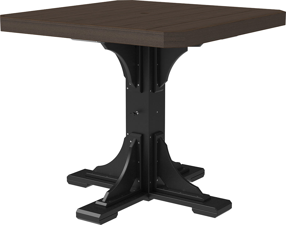 LuxCraft 41" Square Table - Counter Height