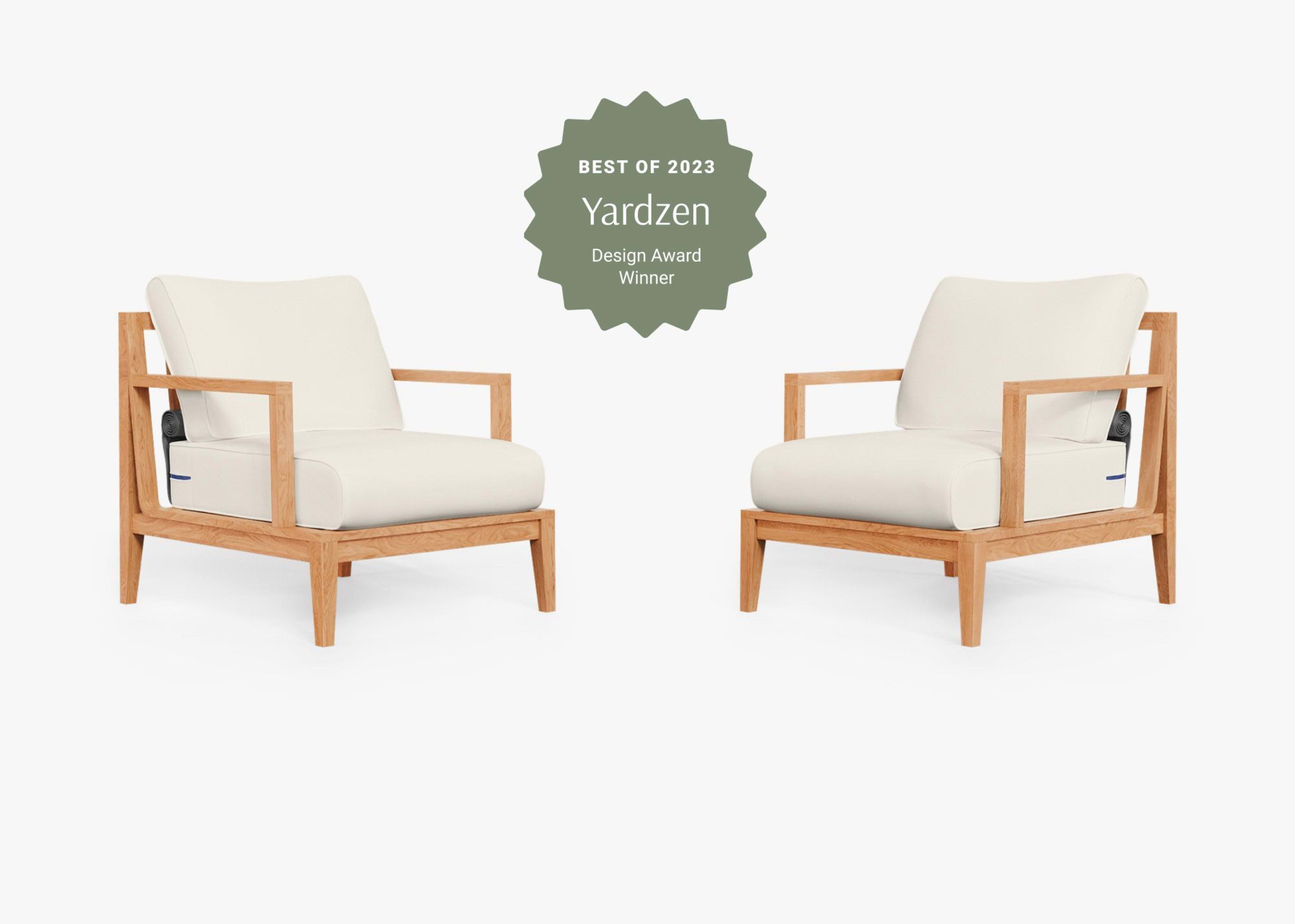 Teak Outdoor Armchair Conversation Set by Outer