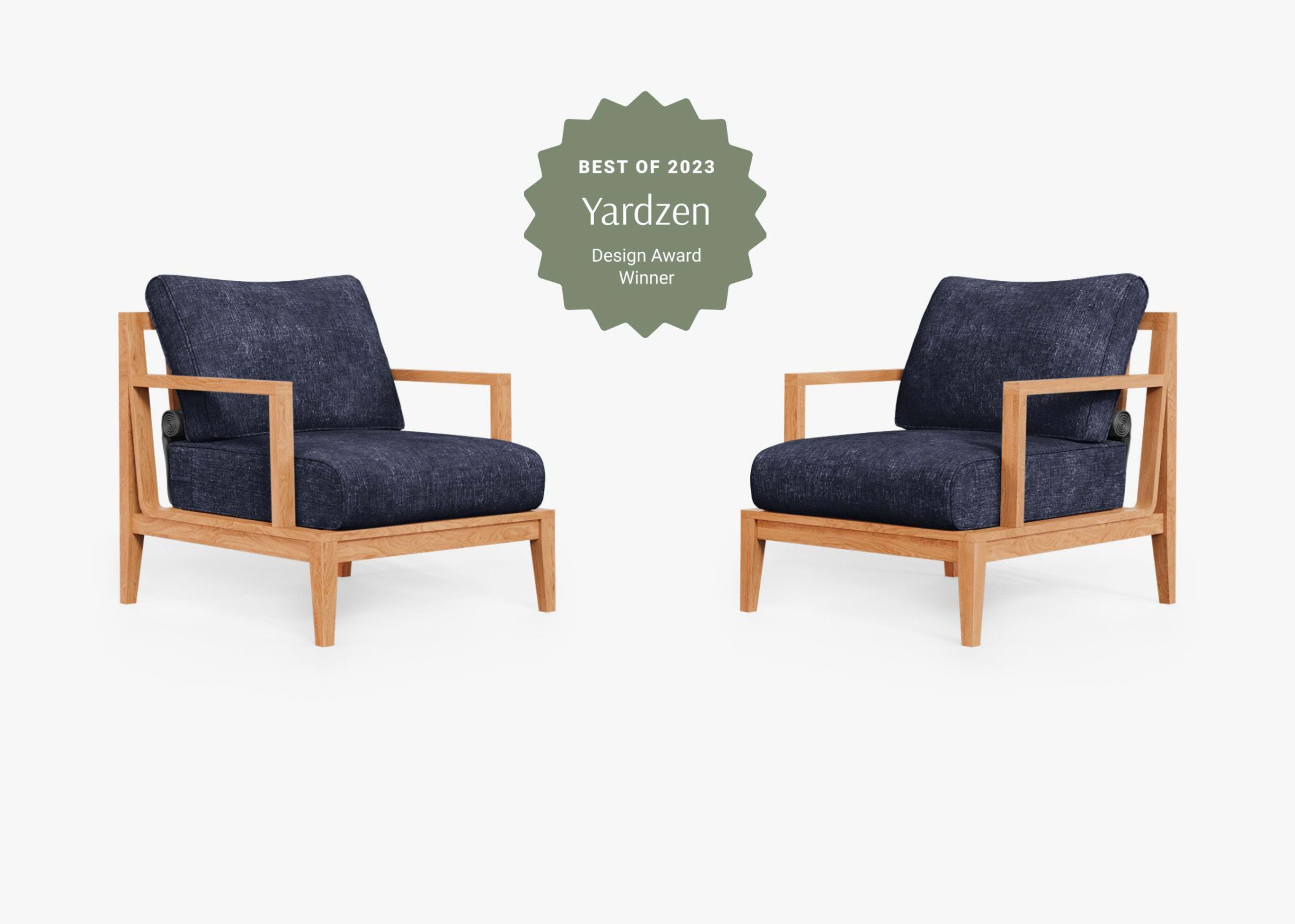 Teak Outdoor Armchair Conversation Set by Outer