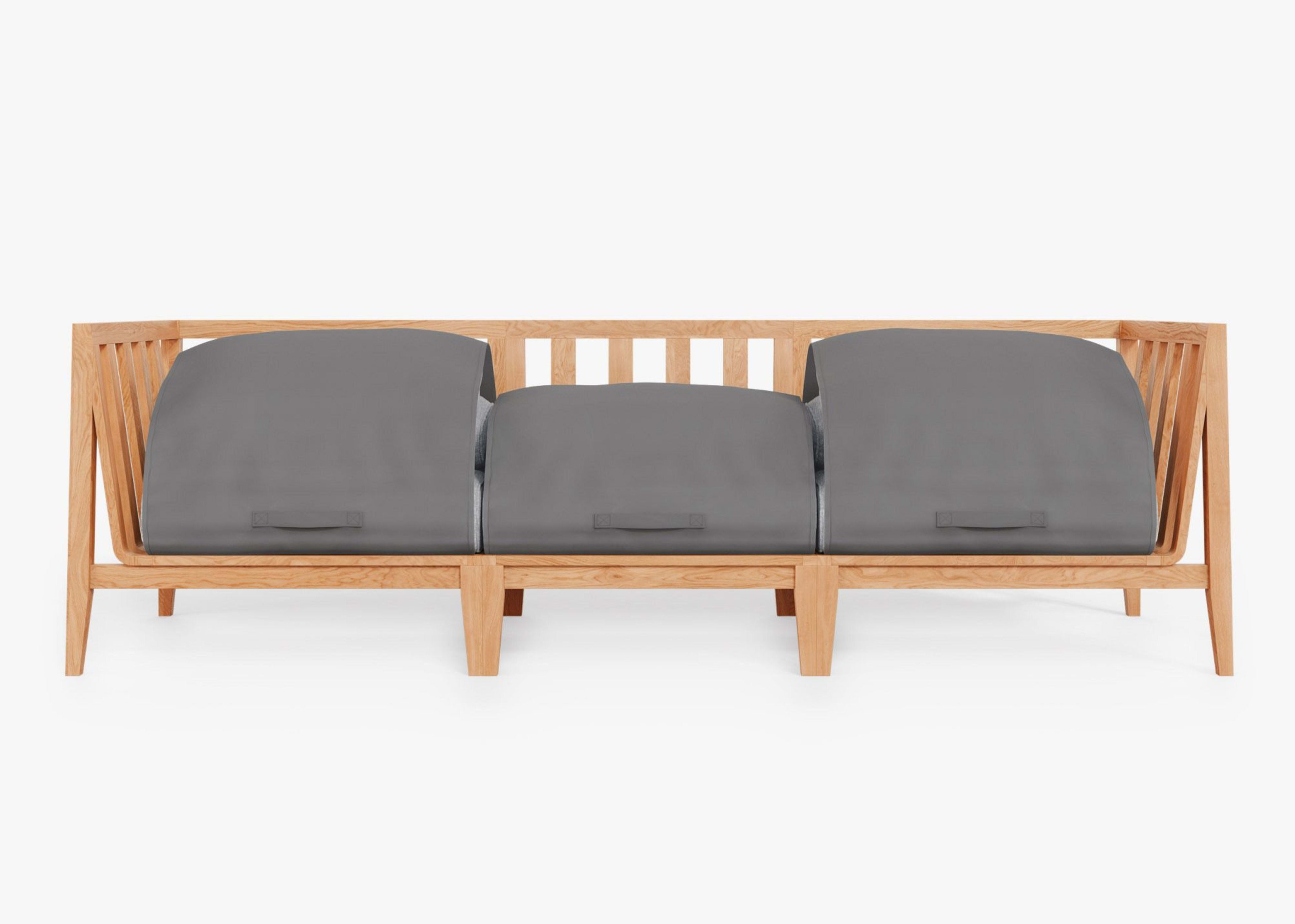 Teak Outdoor Sofa - 3 Seat by Outer
