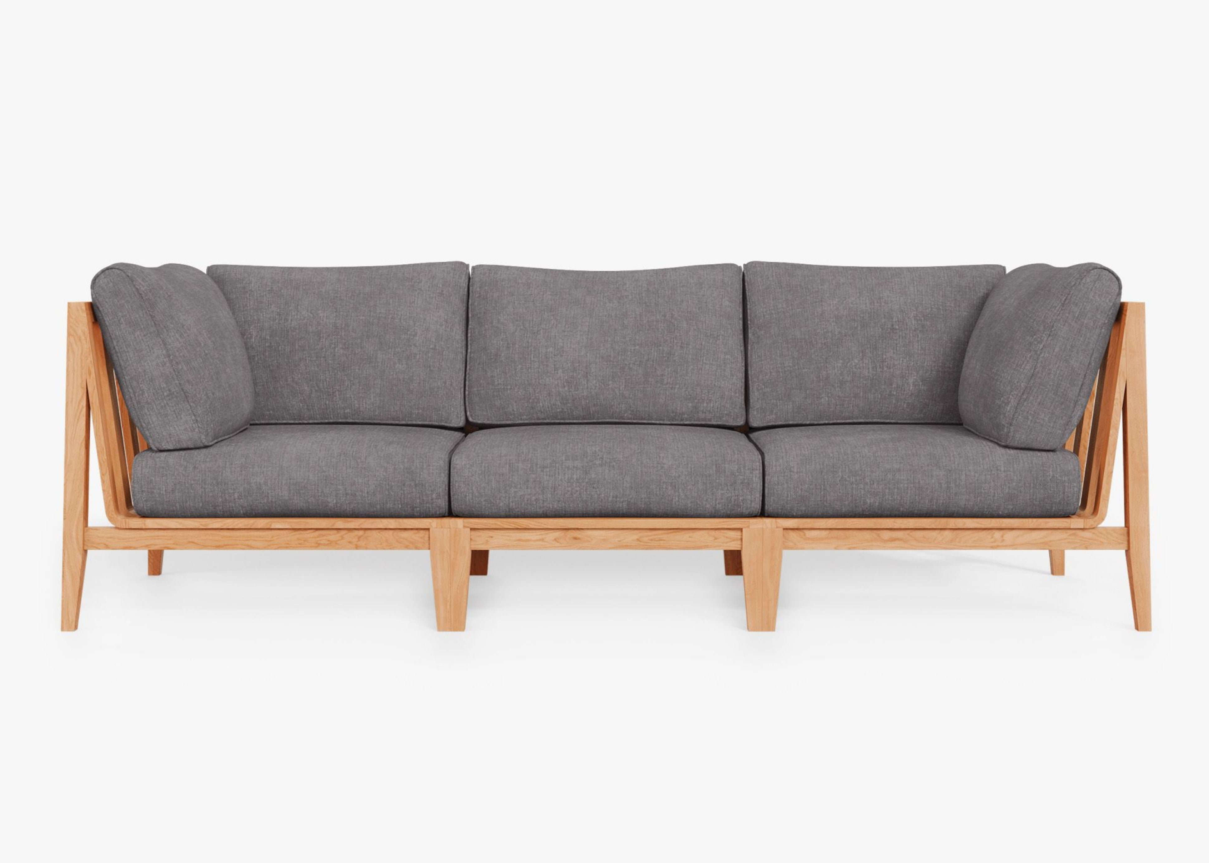 Teak Outdoor Sofa - 3 Seat by Outer