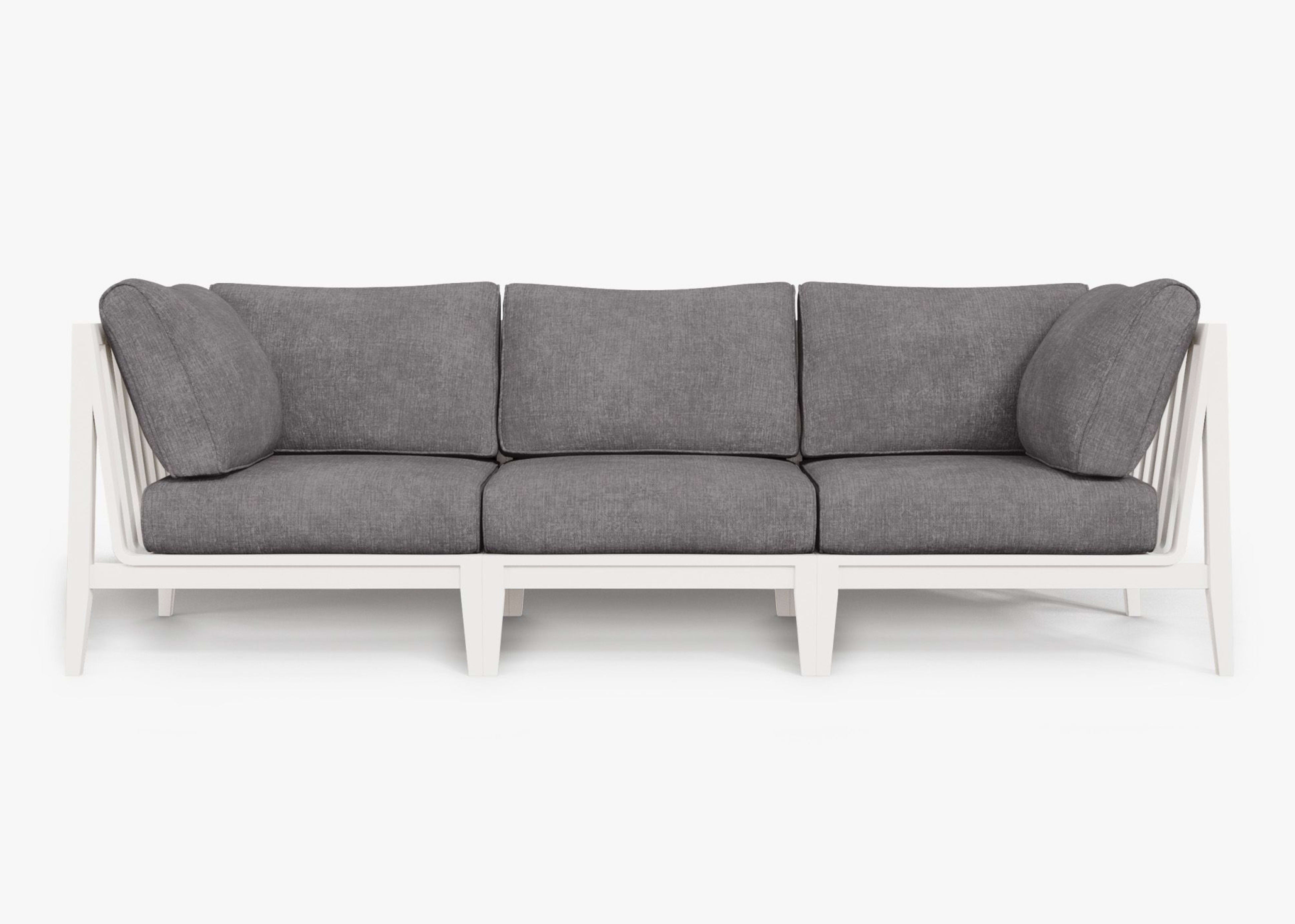 Aluminum Outdoor Sofa - 3 Seat By Outer