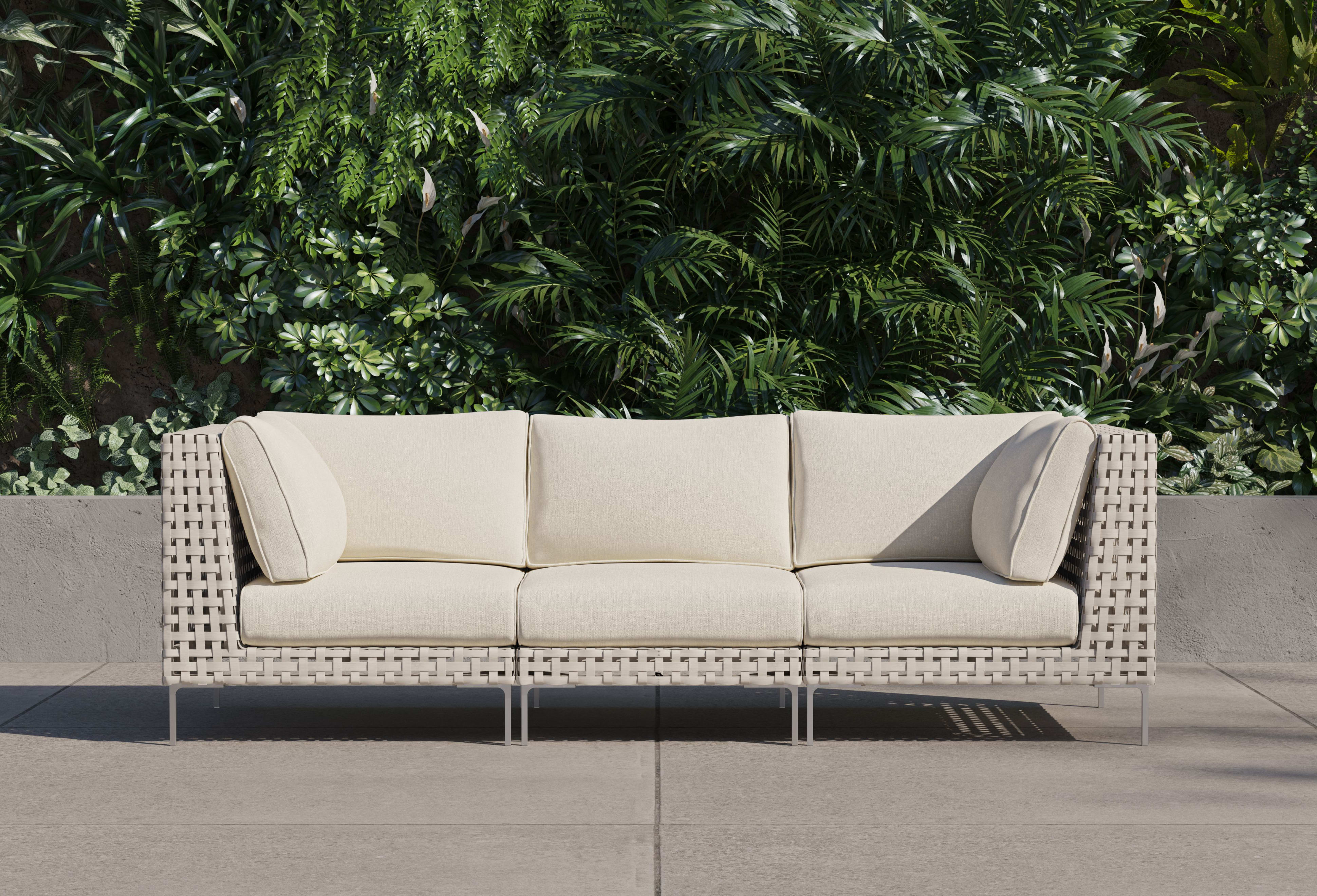 Wicker Outdoor Sofa - 3 Seat By Outer
