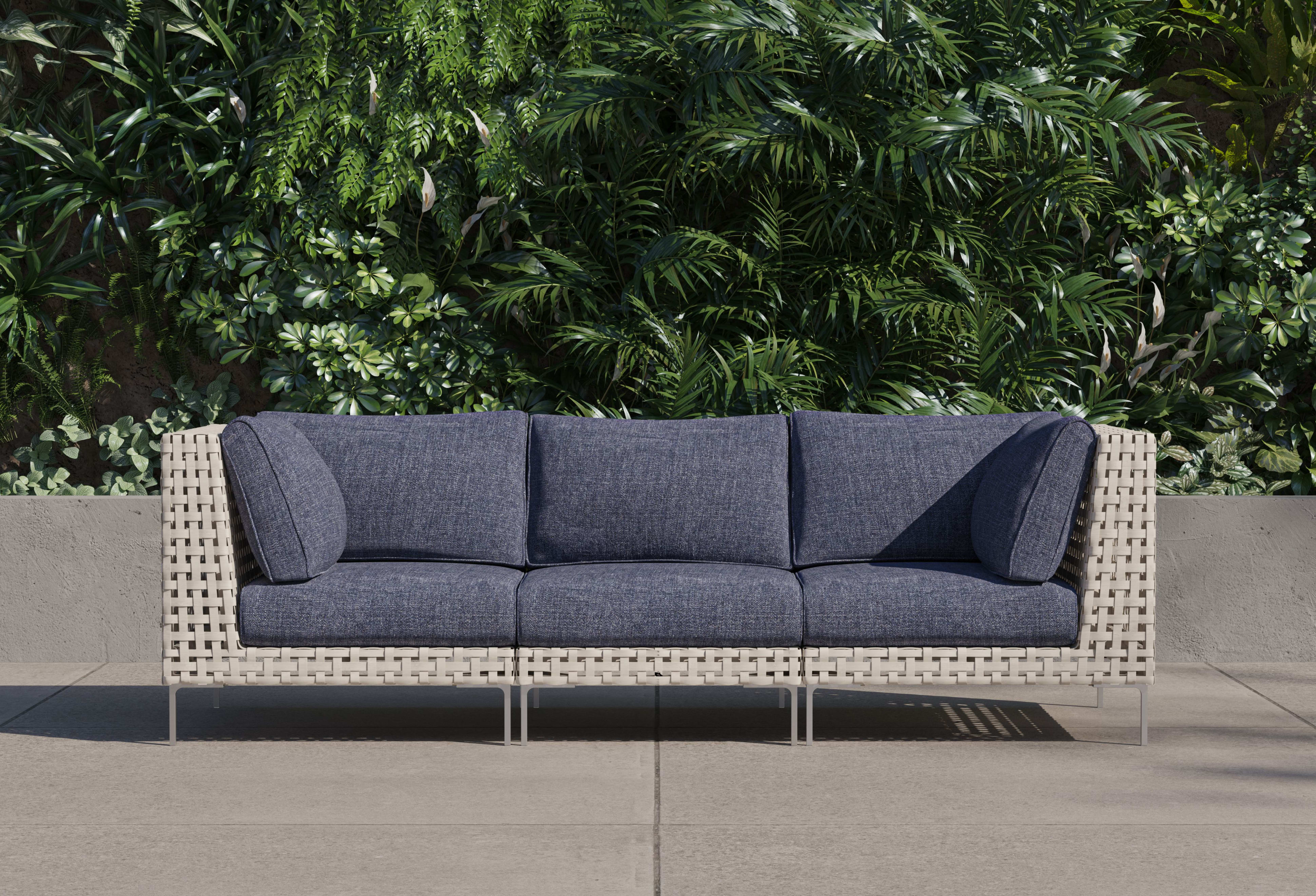 Wicker Outdoor Sofa - 3 Seat By Outer