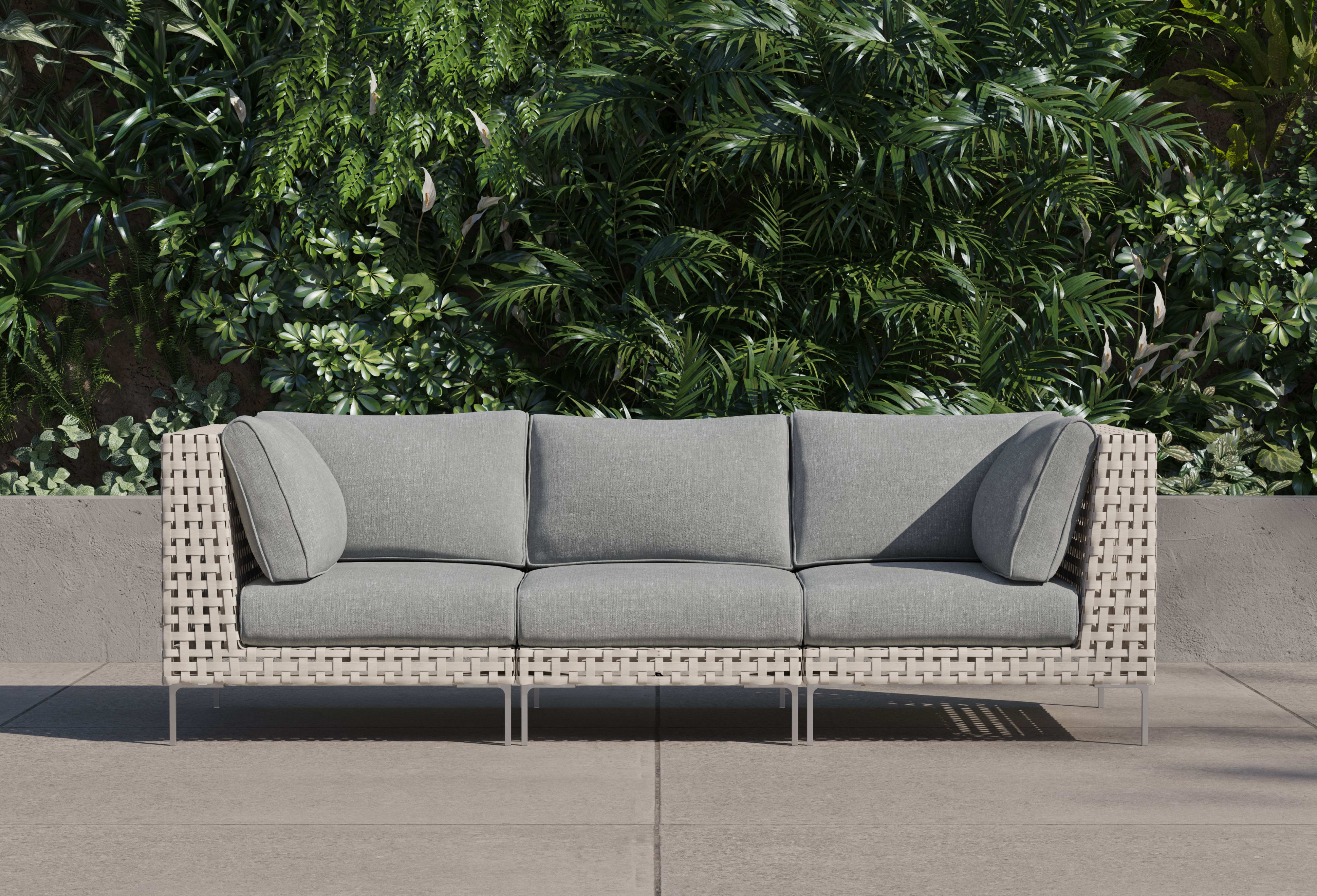 Wicker Outdoor Sofa - 3 Seat By Outer