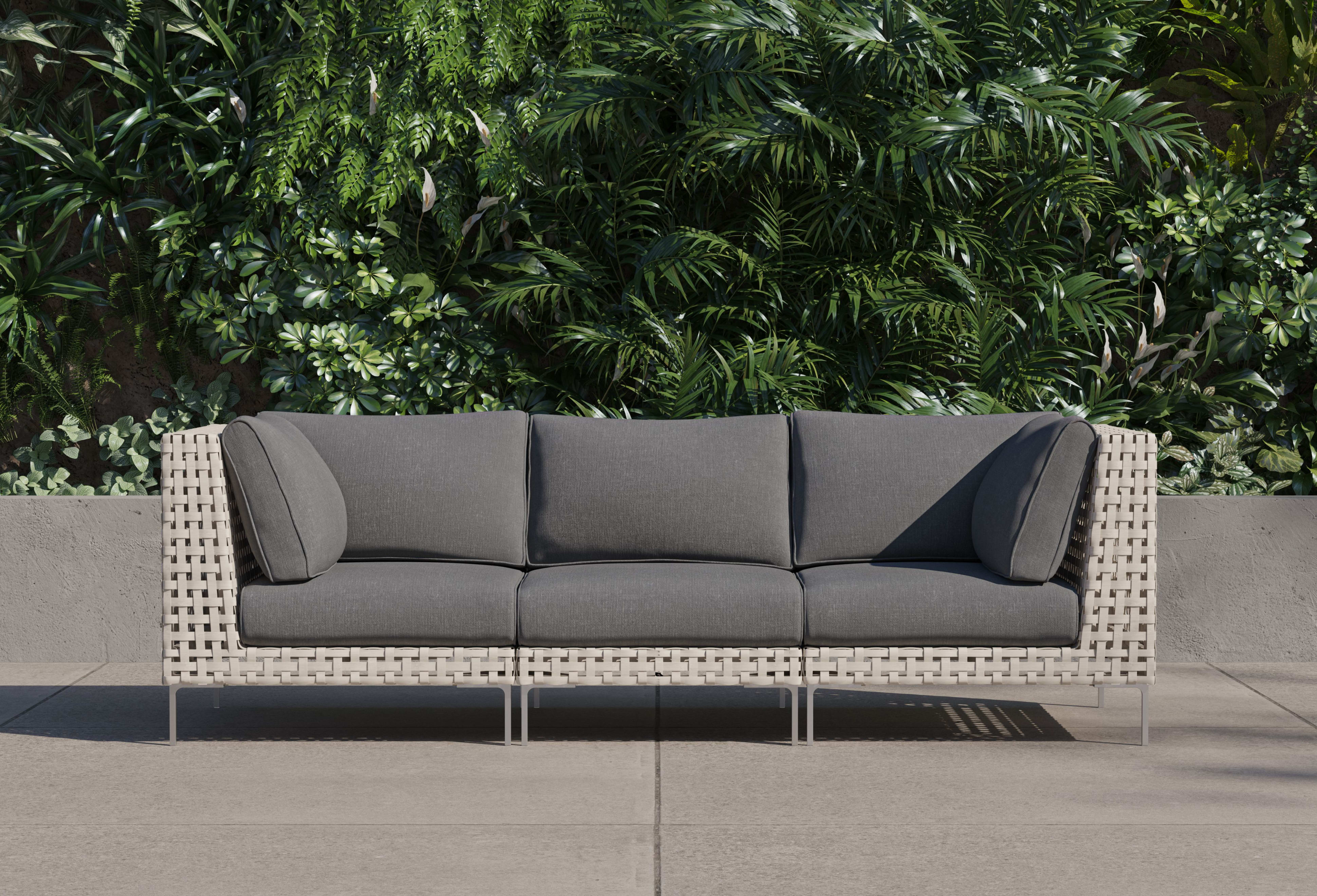 Wicker Outdoor Sofa - 3 Seat By Outer