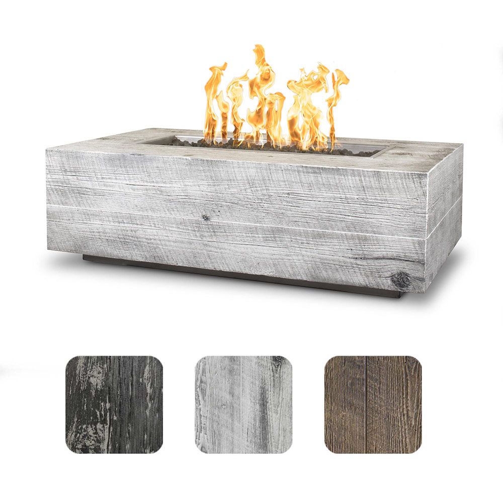 The Outdoor Plus Coronado 48 Inch Fire Pit – GFRC Woodgrain