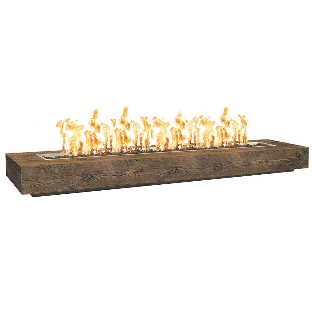 The Outdoor Plus Coronado 108 Inch Fire Pit – GFRC Woodgrain