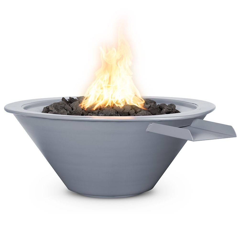 The Outdoor Plus Cazo 24 Inch Fire & Water Bowl - Metal Powder Coat