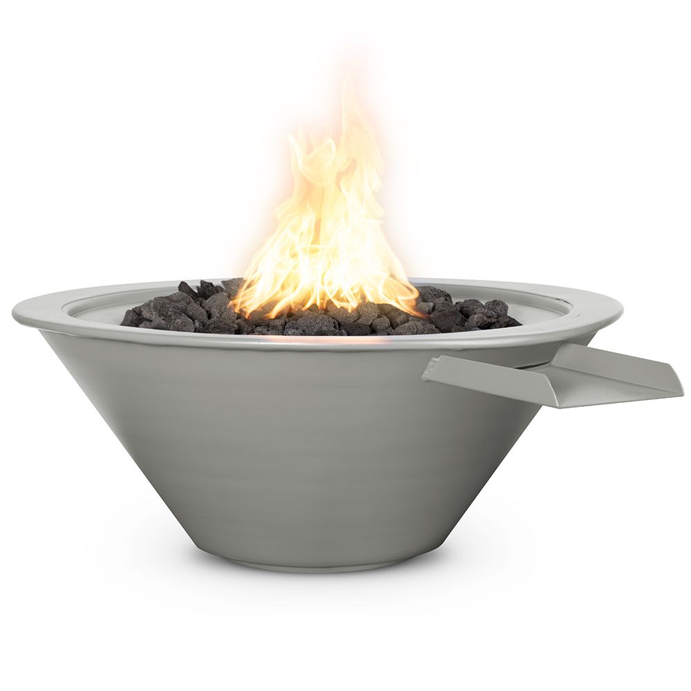 The Outdoor Plus Cazo 24 Inch Fire & Water Bowl - Metal Powder Coat