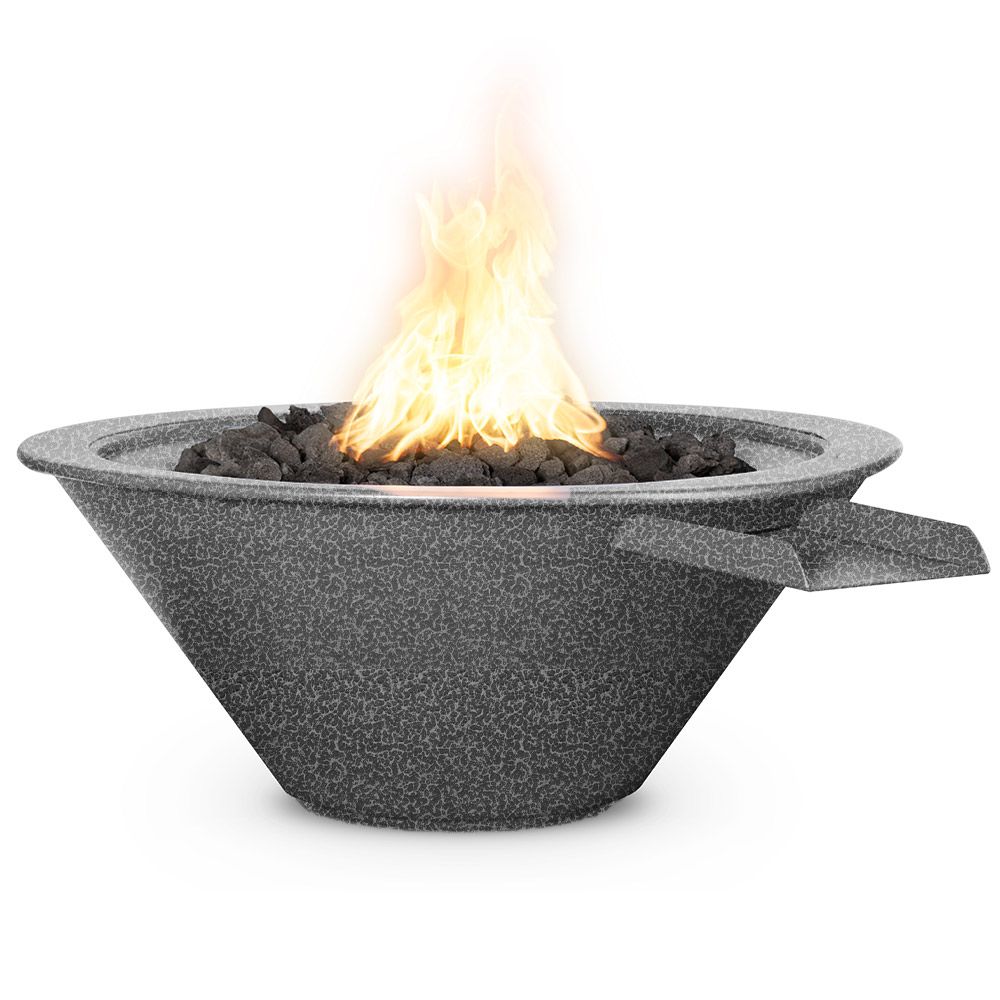 The Outdoor Plus Cazo 24 Inch Fire & Water Bowl - Metal Powder Coat