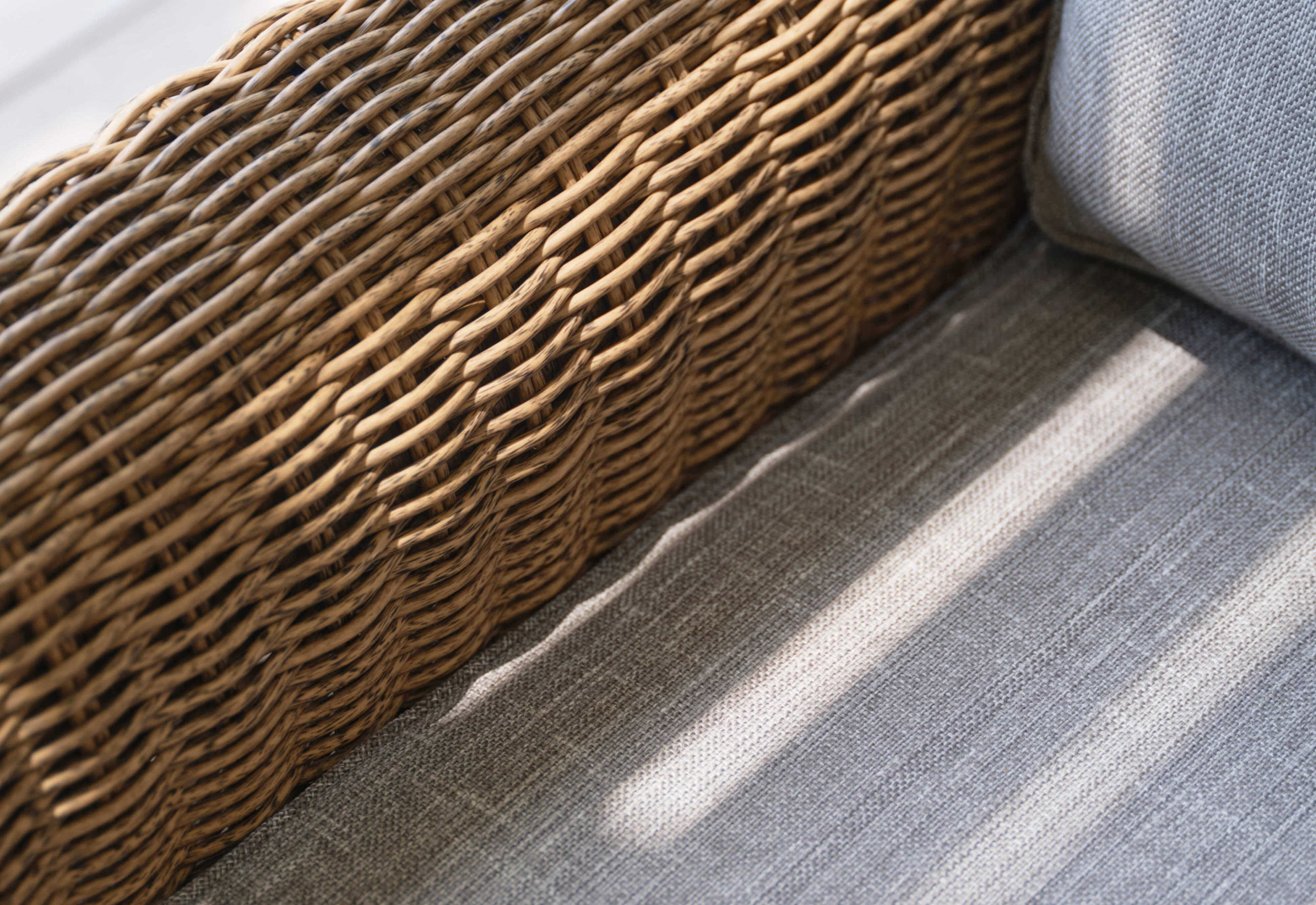 Wicker Outdoor Loveseat with Armless Chairs - 4 Seat By Outer
