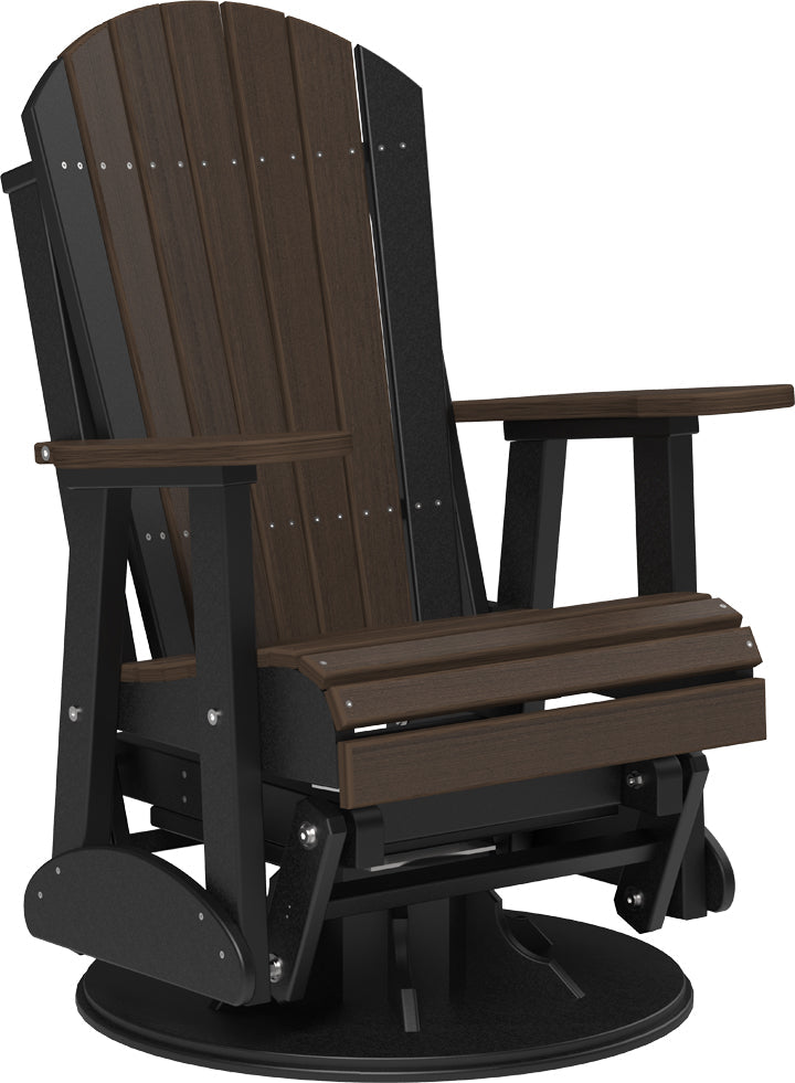 LuxCraft 2' Adirondack Swivel Glider