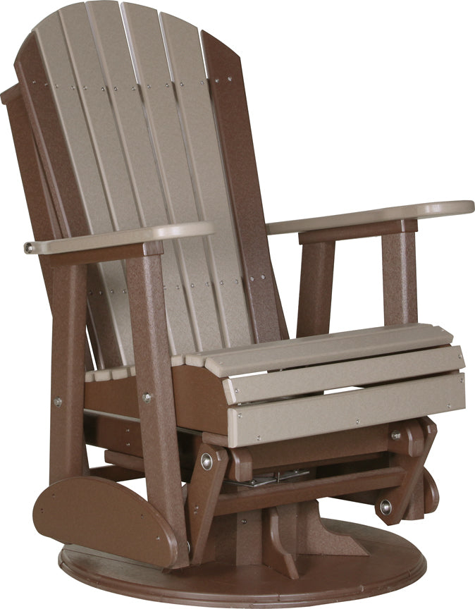 LuxCraft 2' Adirondack Swivel Glider