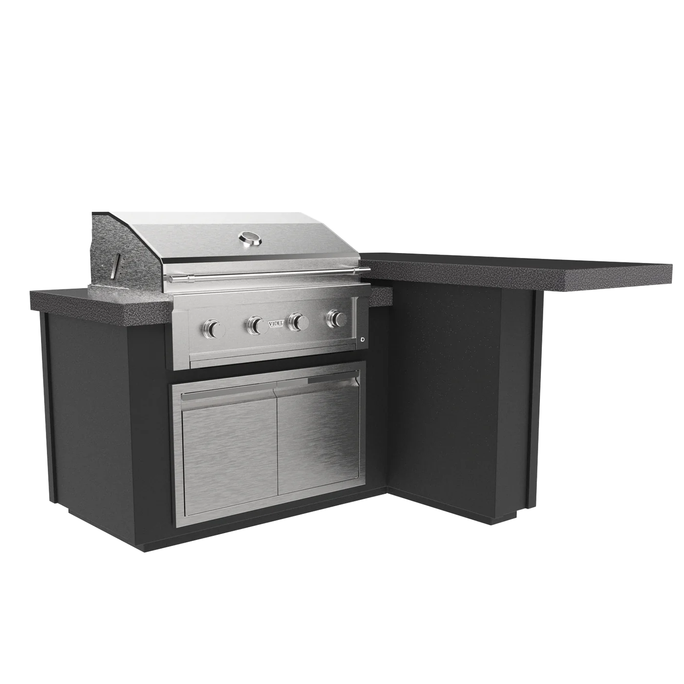 The Outdoor Plus Alta 72" (Right) Complete BBQ Island