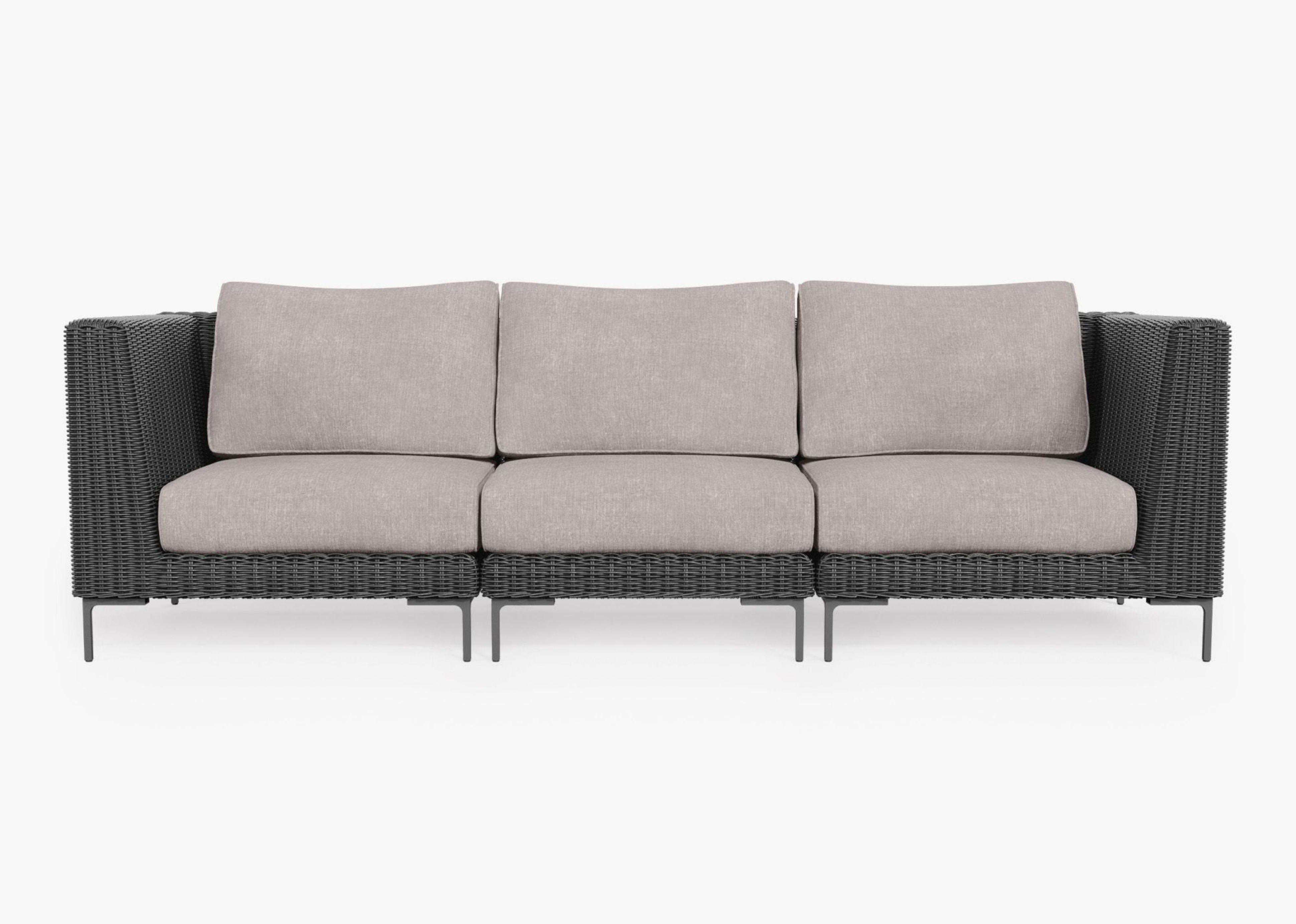 Wicker Outdoor Sofa - 3 Seat By Outer