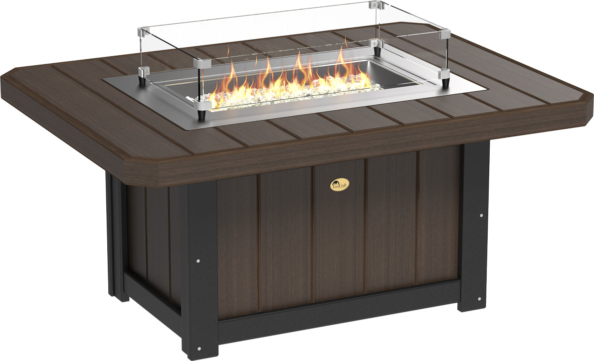 LuxCraft Lumin Fire Pit 51" Rectangular