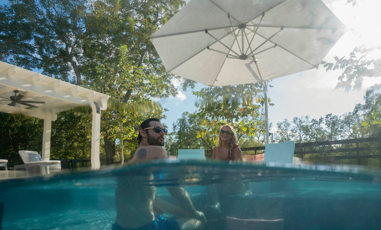 Ledge Lounger Ultra Cantilever Umbrella