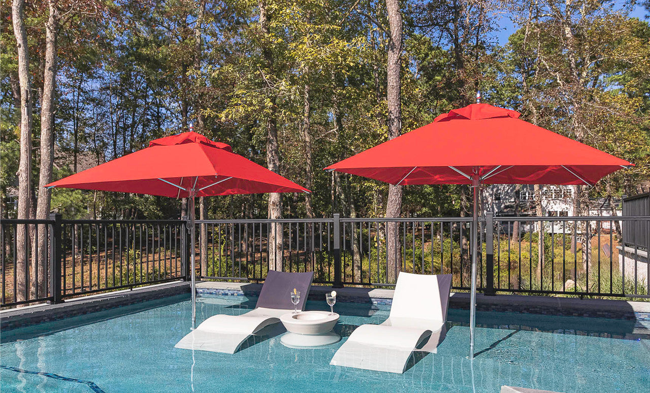 Ledge Lounger Octagon Pulley Premier Umbrella