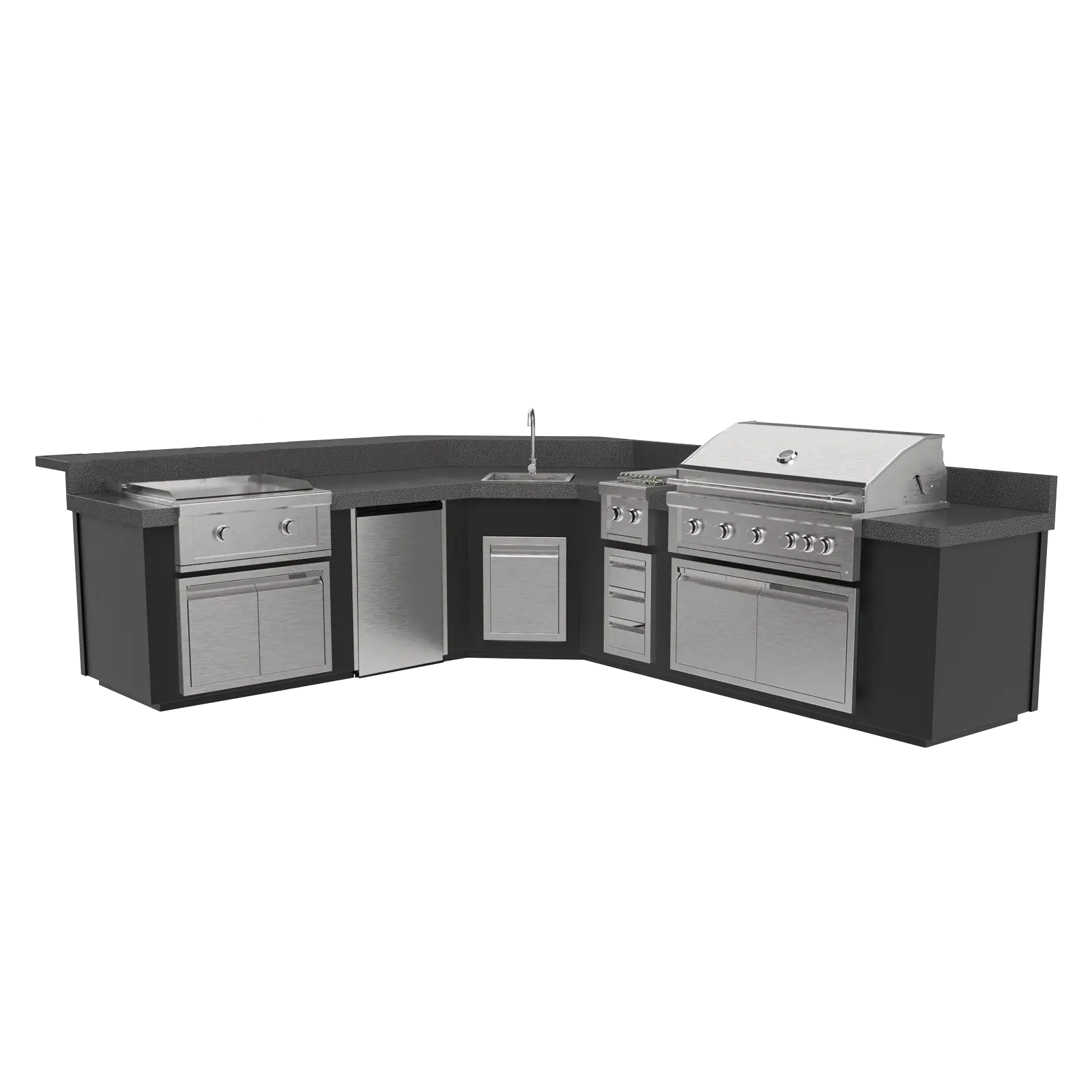The Outdoor Plus Maestro 144L - BBQ Island