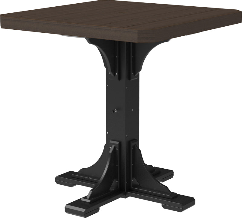 LuxCraft 41" Square Table - Bar Height