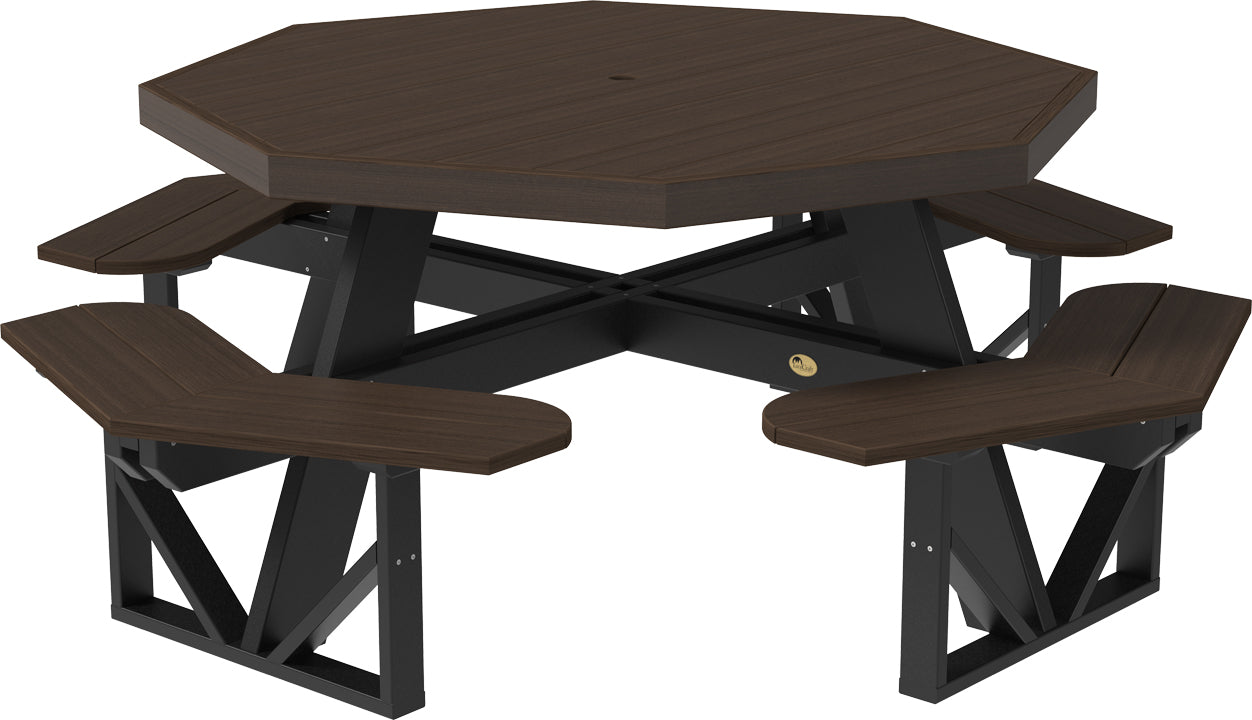 LuxCraft Octagon Picnic Table