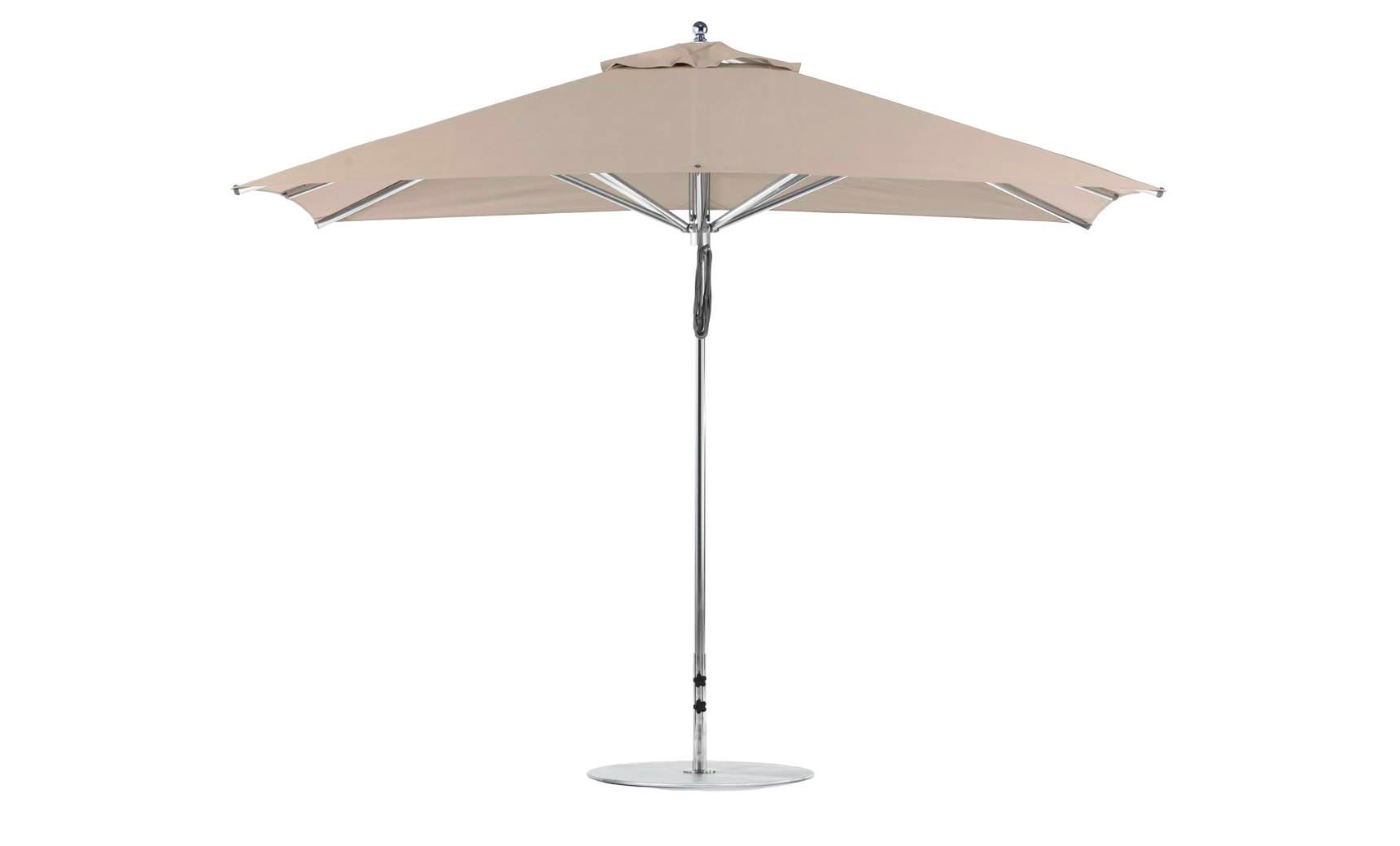 Ledge Lounger 8.5' Rectangle Pulley Premier Umbrella