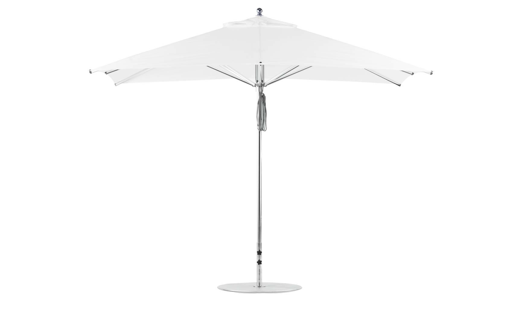 Ledge Lounger 8.5' Rectangle Pulley Premier Umbrella