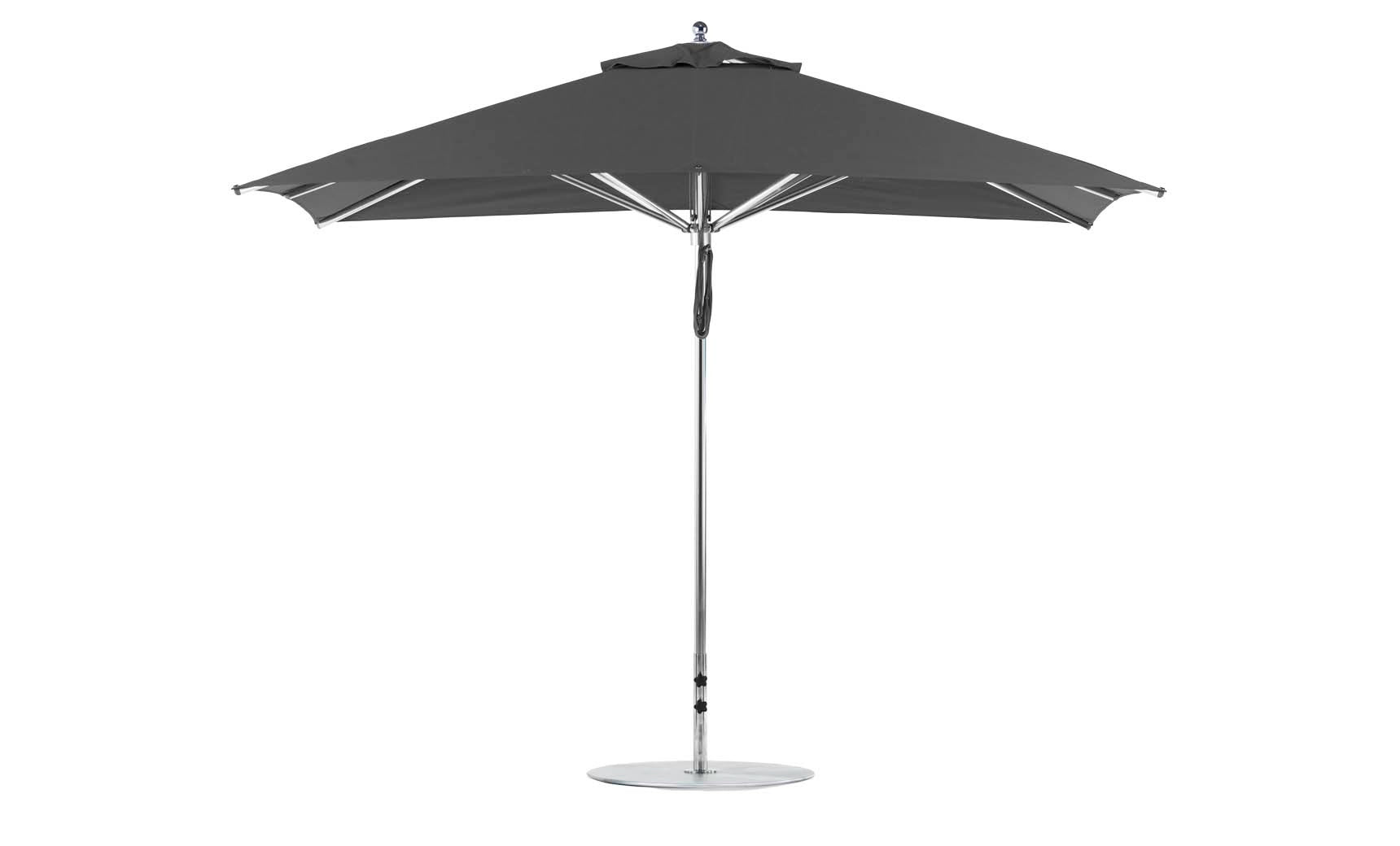 Ledge Lounger 8.5' Rectangle Pulley Premier Umbrella
