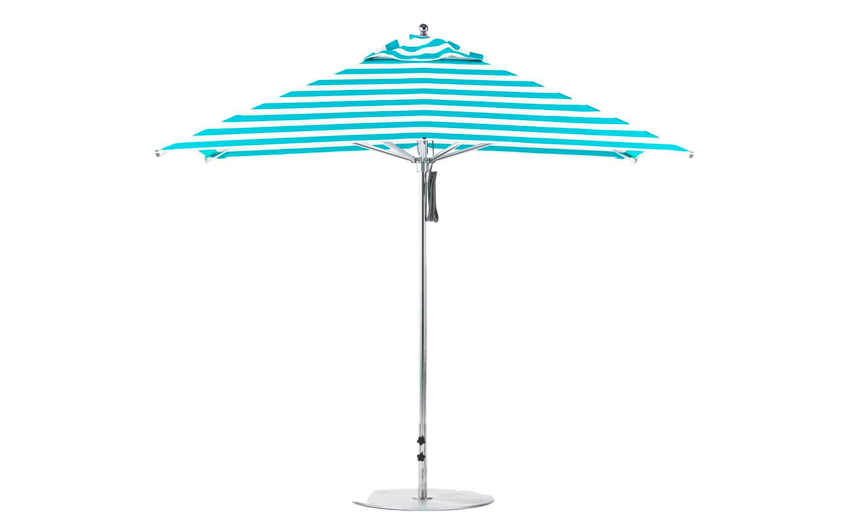 Ledge Lounger 10' Square Pulley Premier Umbrella
