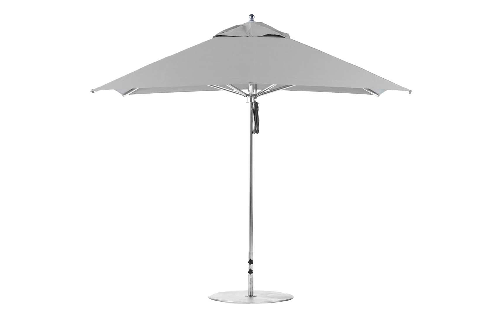 Ledge Lounger 10' Square Pulley Premier Umbrella