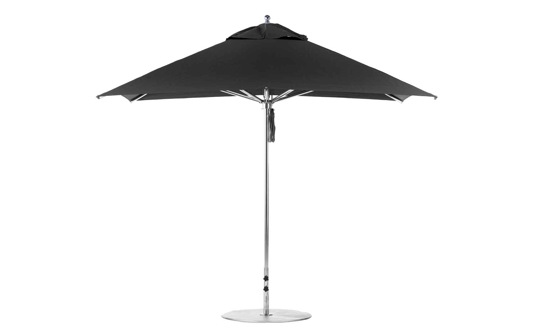 Ledge Lounger 10' Square Pulley Premier Umbrella